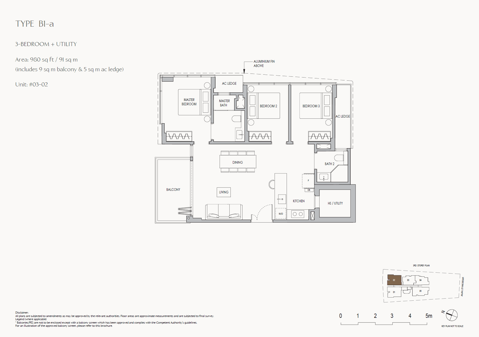 The Shorefront 3 Bedroom + Utility B1-a