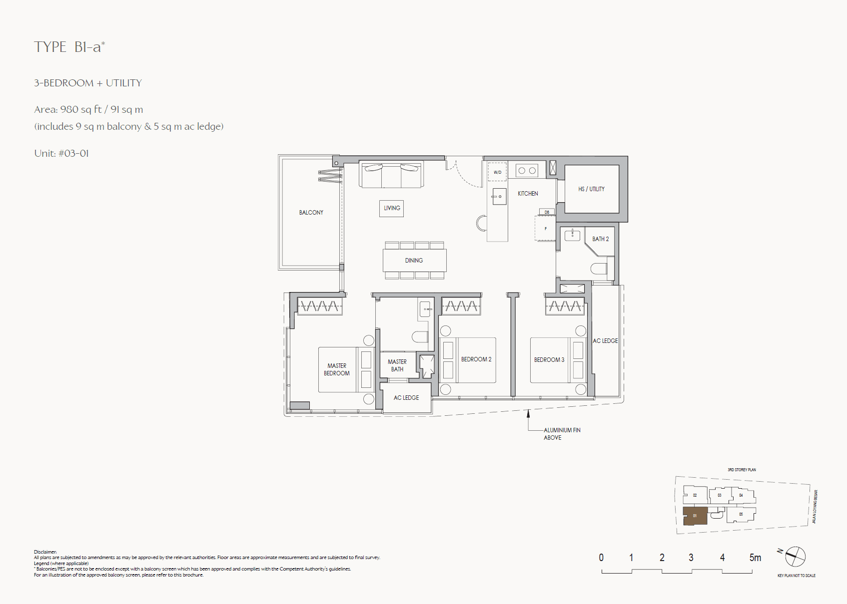The Shorefront 3 Bedroom + Utility B1-a*