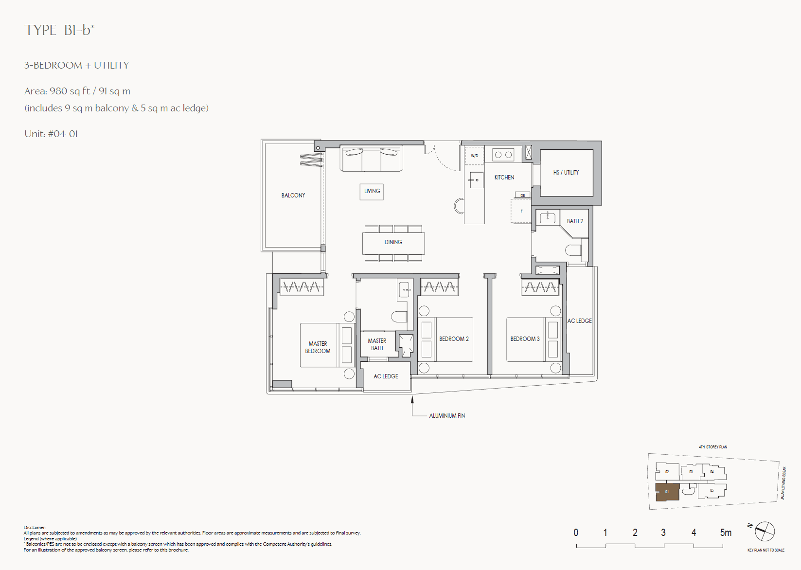 The Shorefront 3 Bedroom + Utility B1-b*