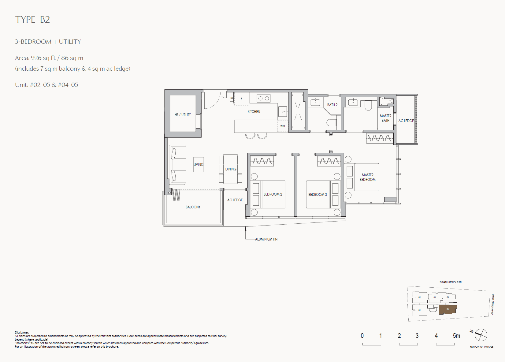 The Shorefront 3 Bedroom + Utility B2