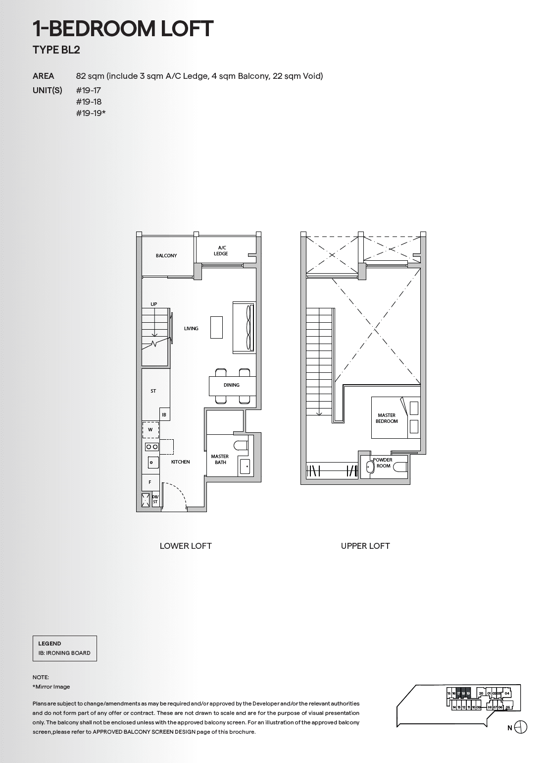 TMW Maxwell 1 Bedroom Loft BL2