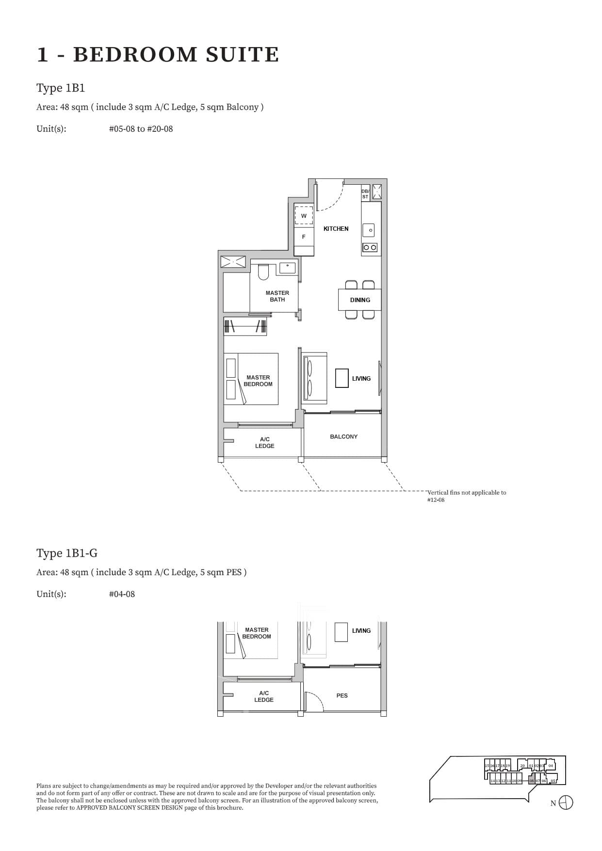 TMW Maxwell 1 Bedroom Suite 1B1-G