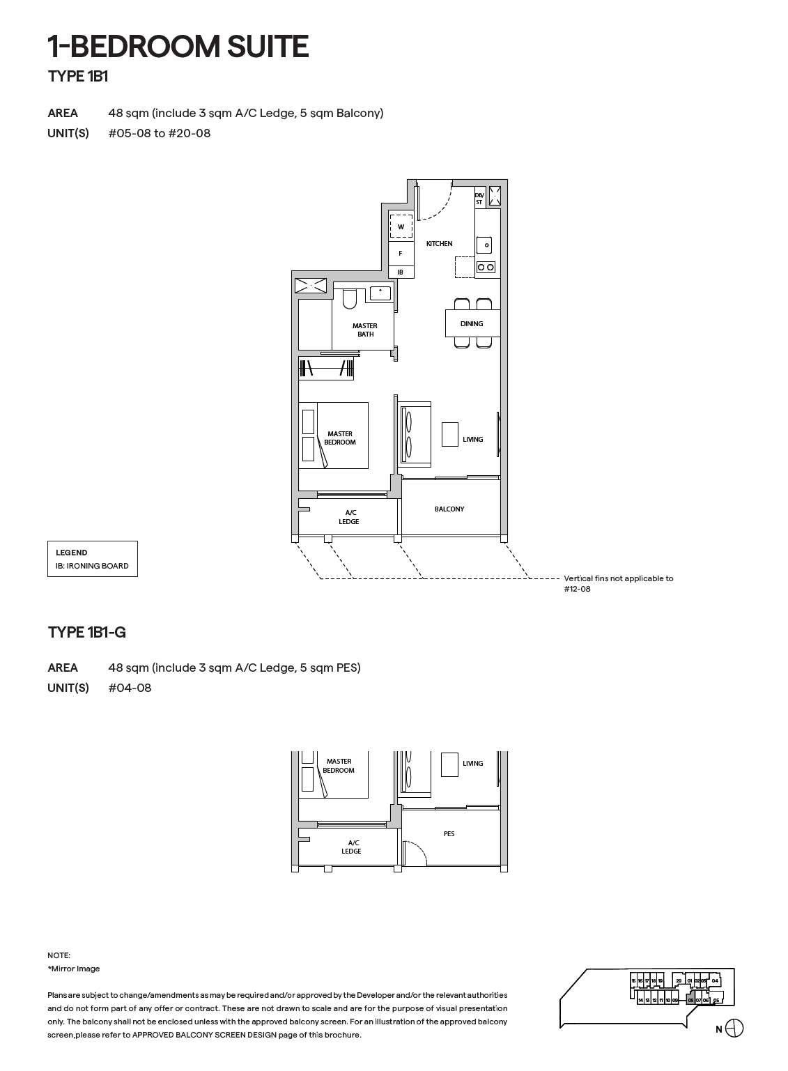 TMW Maxwell 1 Bedroom Suite 1B1-G