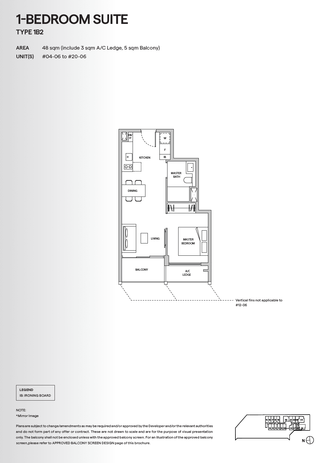 TMW Maxwell 1 Bedroom Suite 1B2