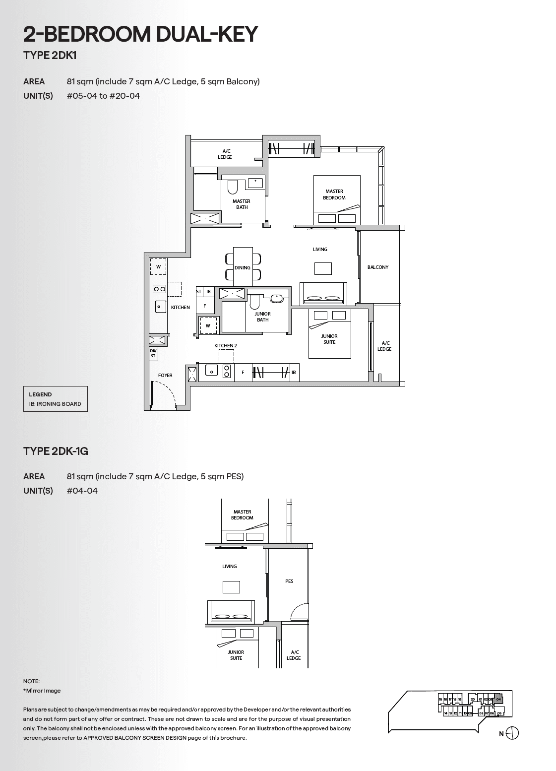 TMW Maxwell 2 Bedroom Dual-Key 2DK1-G