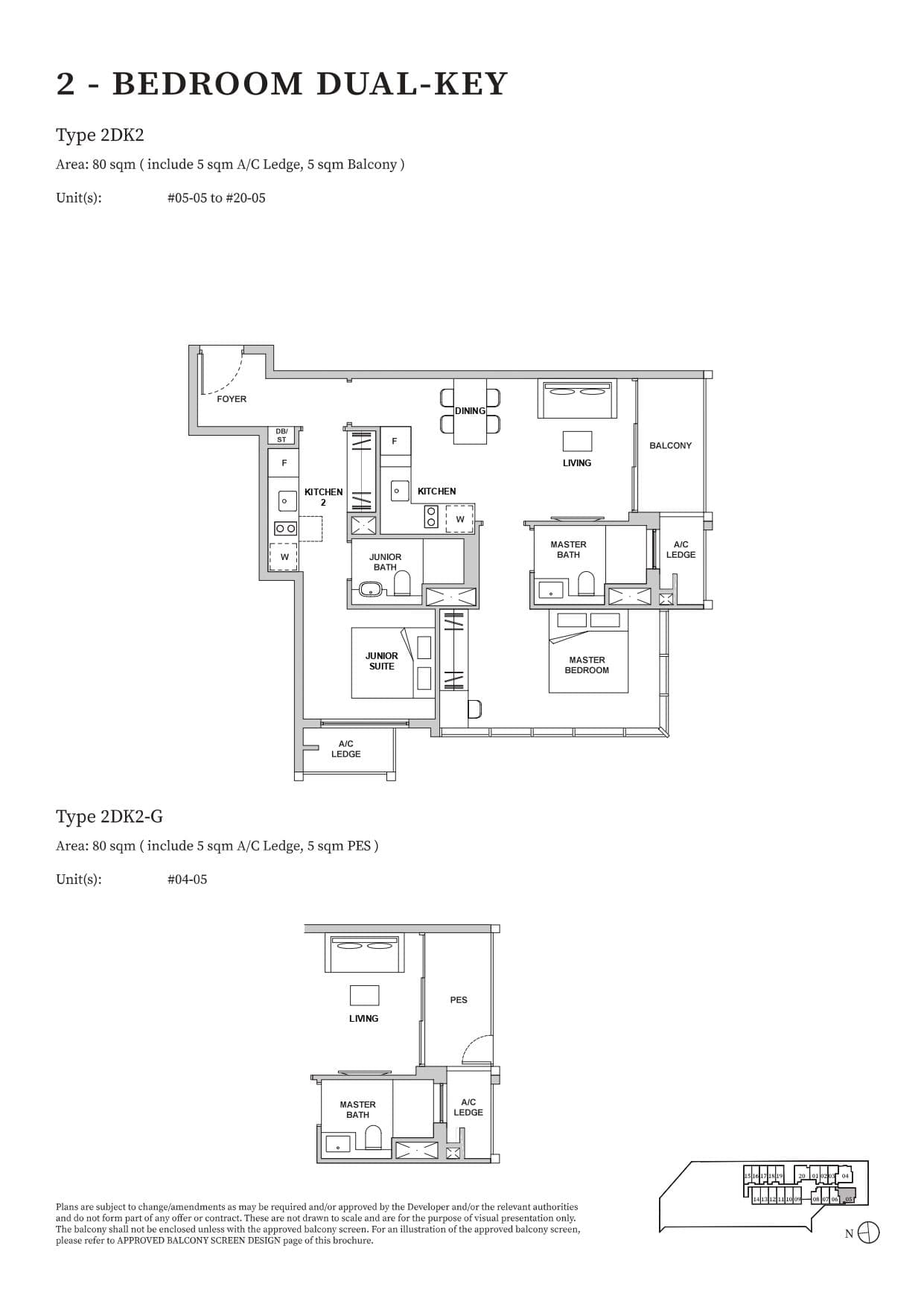TMW Maxwell 2 Bedroom Dual-Key 2DK2-G