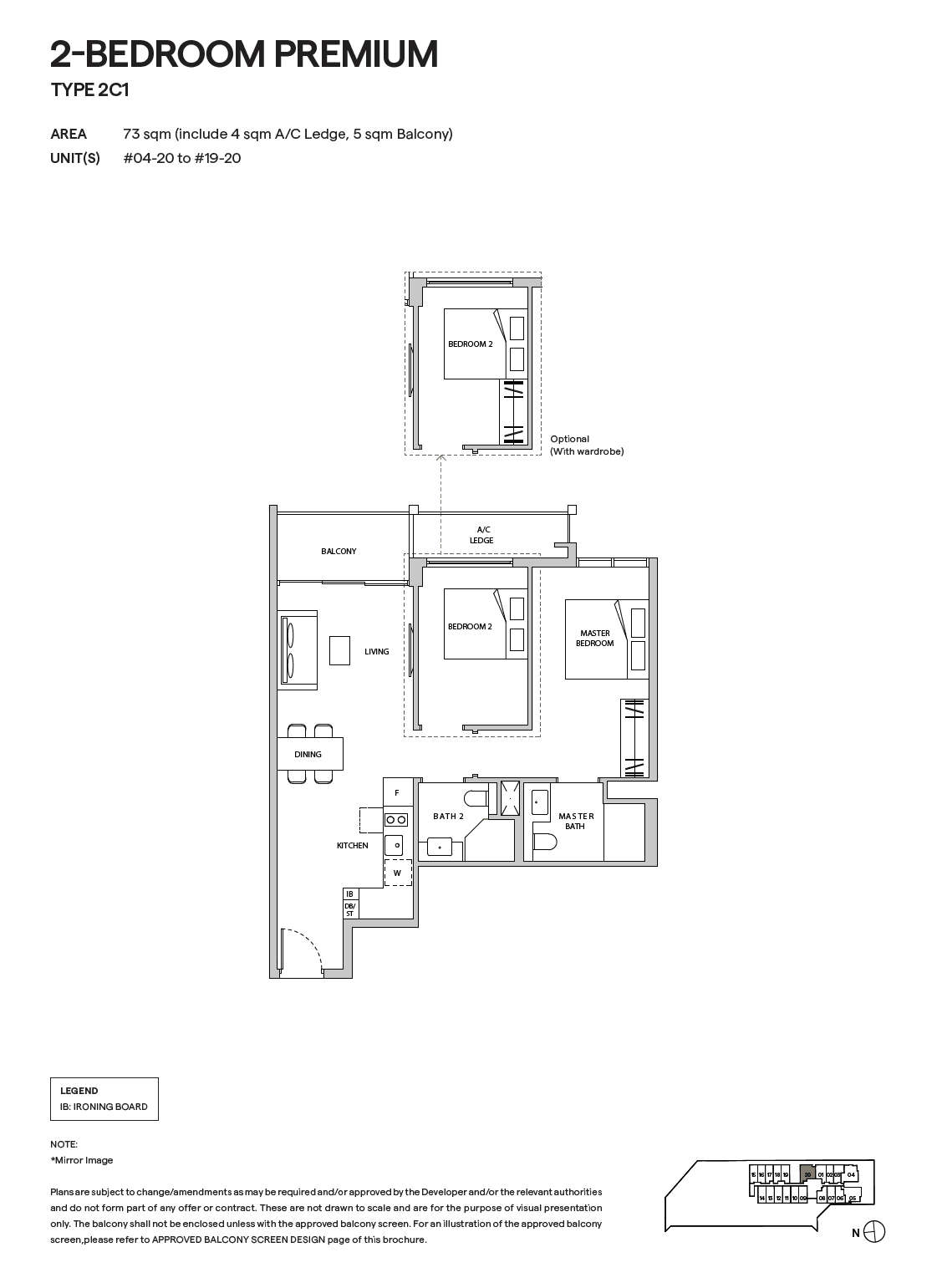 TMW Maxwell 2 Bedroom Premium 2C1