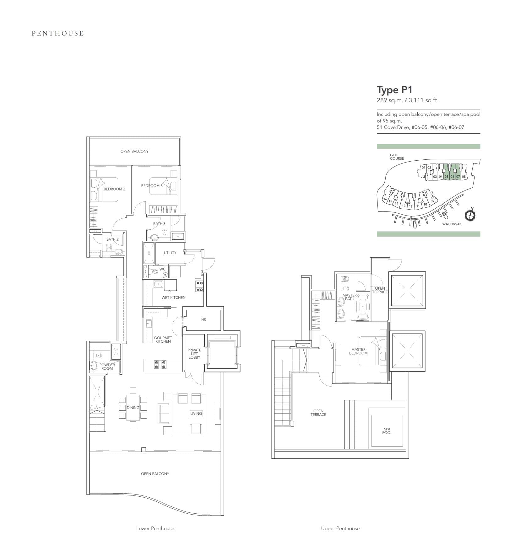 Turquoise Penthouse P1