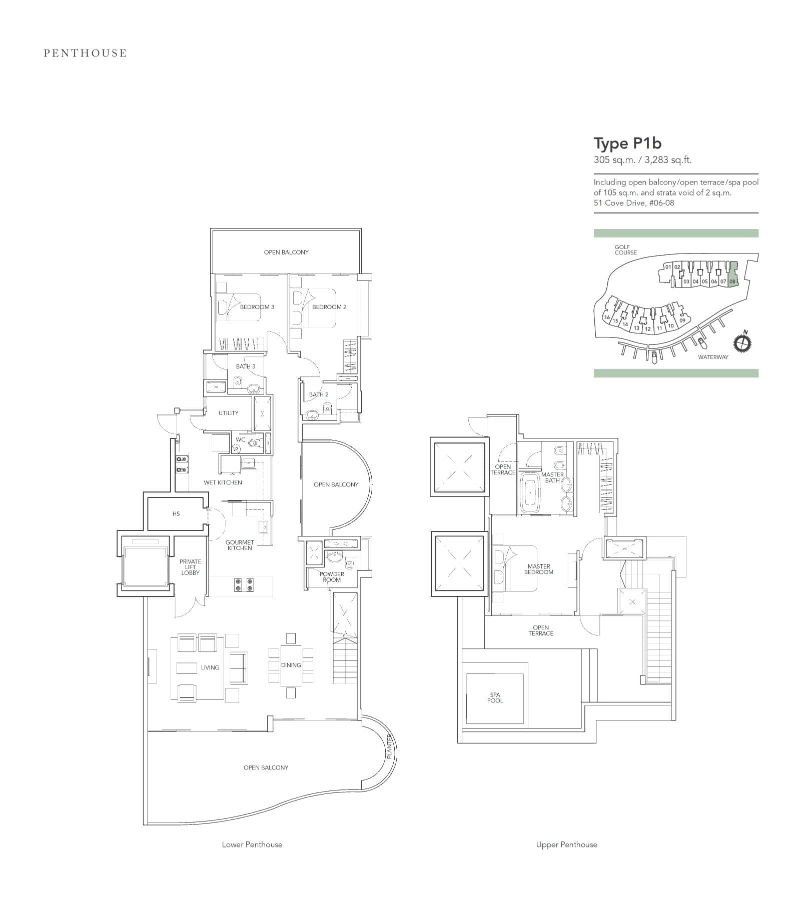 Turquoise Penthouse P1b