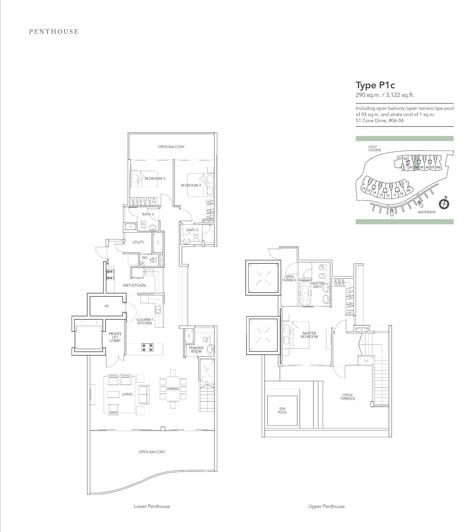 Turquoise Penthouse P1c