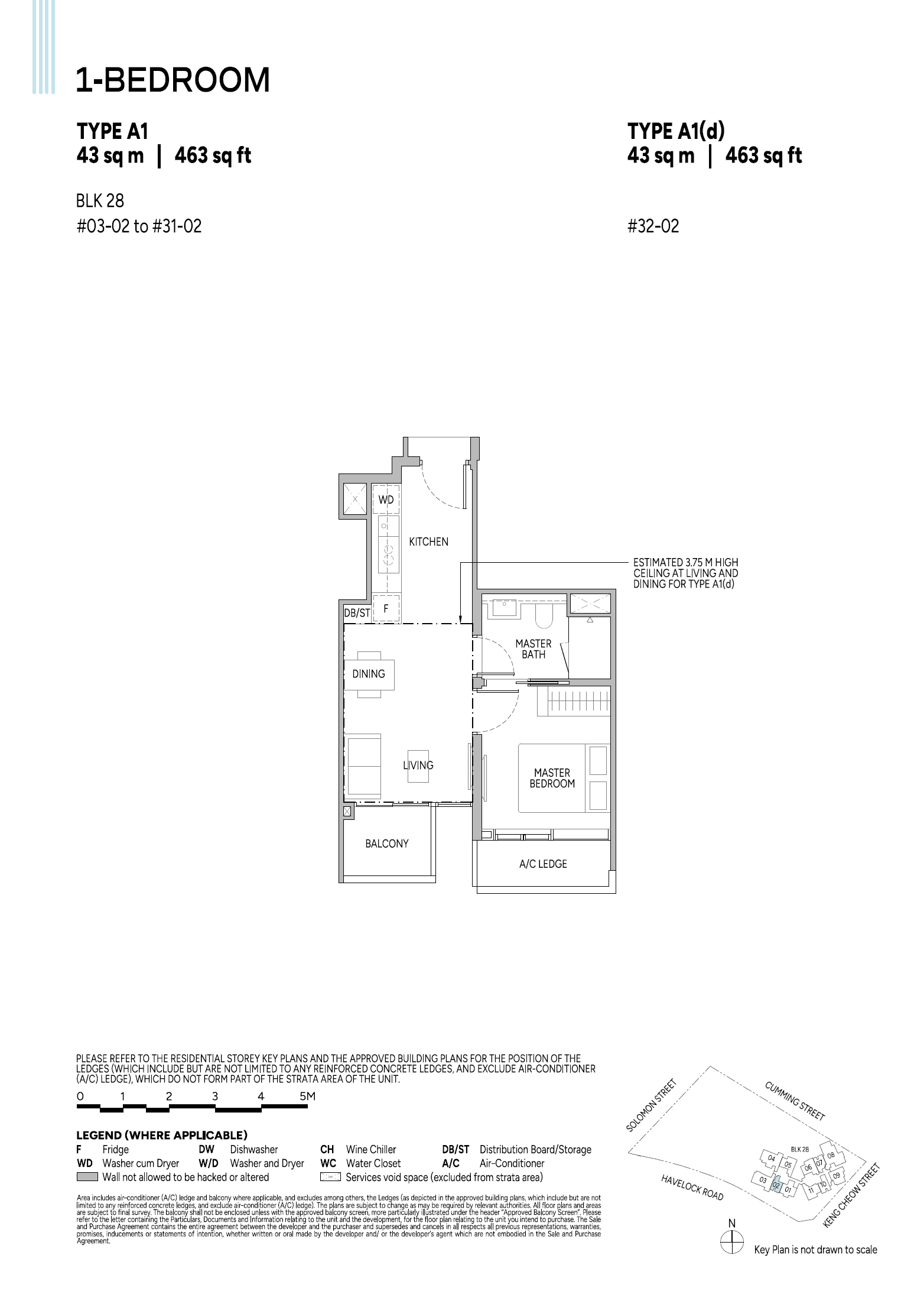 Union Square Residences 誉岭峰 1 Bedroom A1