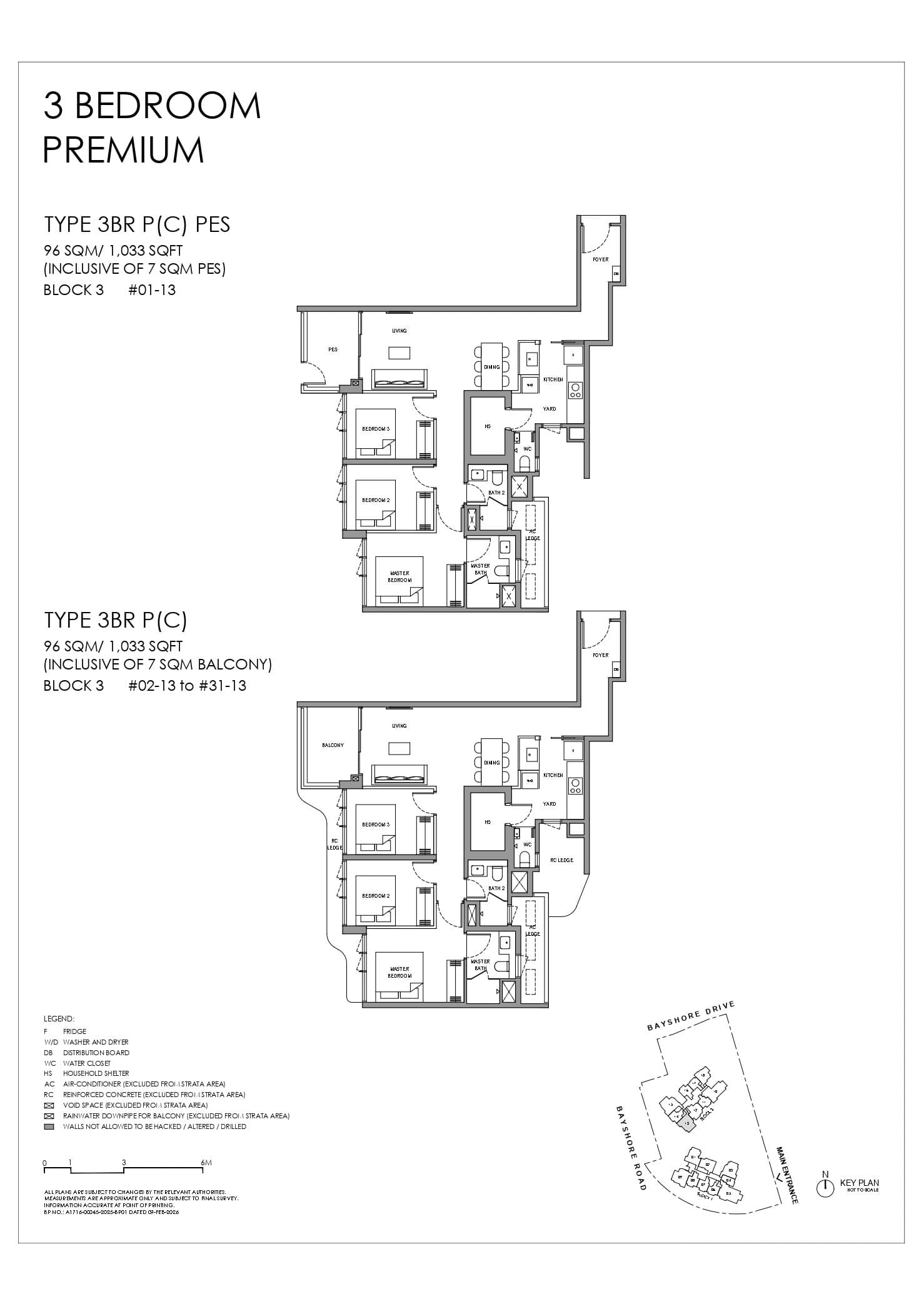 Vela Bay 3 BEDROOM PREMIUM 3BR P(C) PES