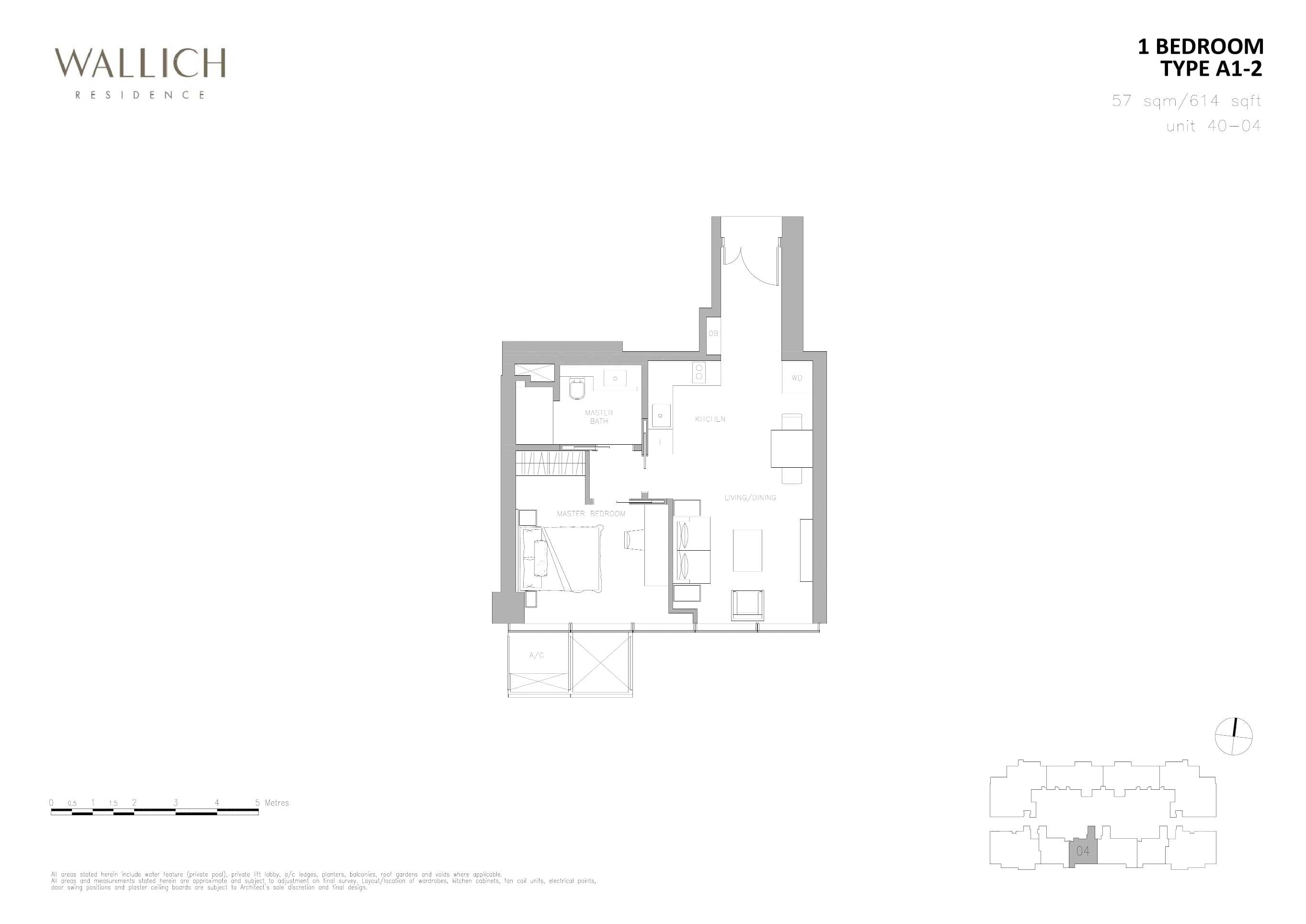 Wallich Residence 华利世家 1 BEDROOM A1-2