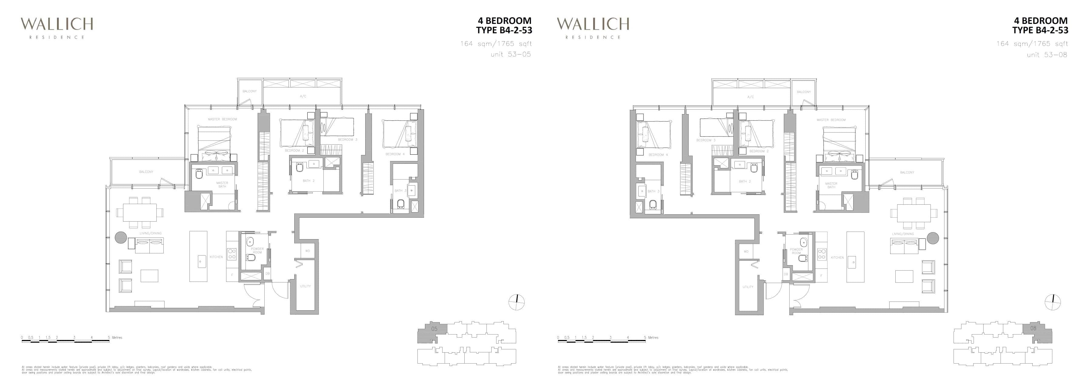 Wallich Residence 华利世家 4 BEDROOM B4-2-53