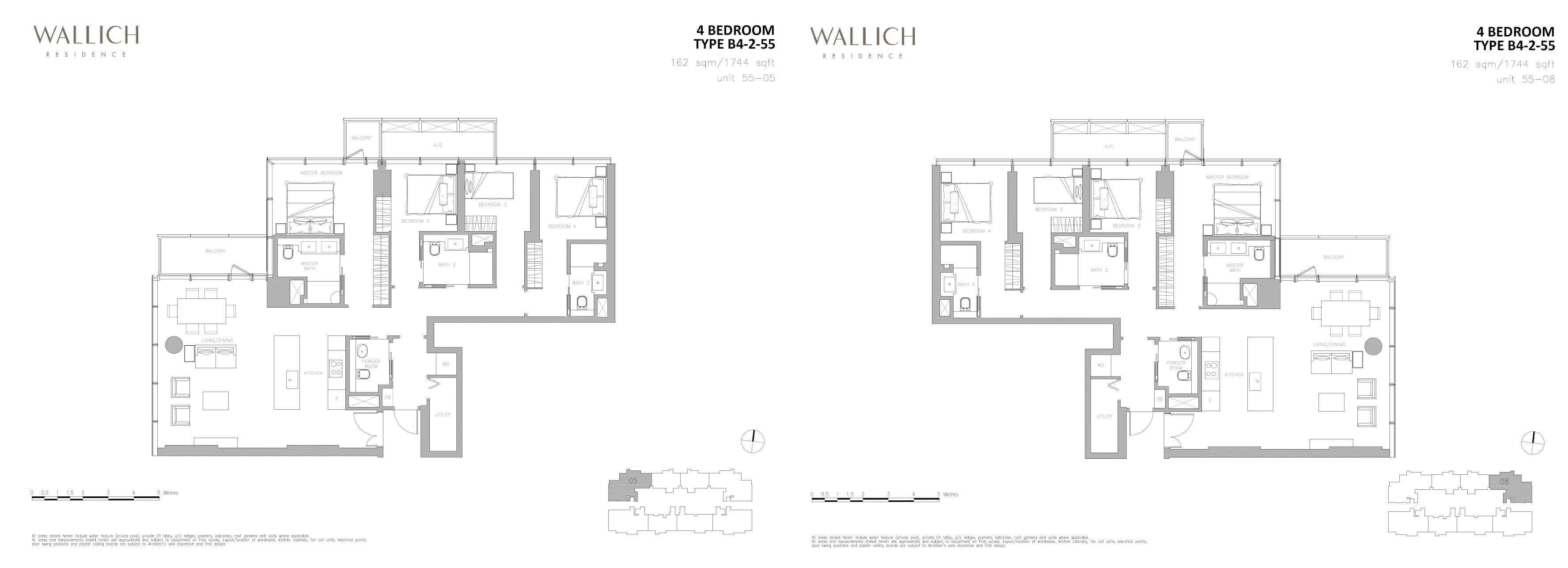 Wallich Residence 华利世家 4 BEDROOM B4-2-55