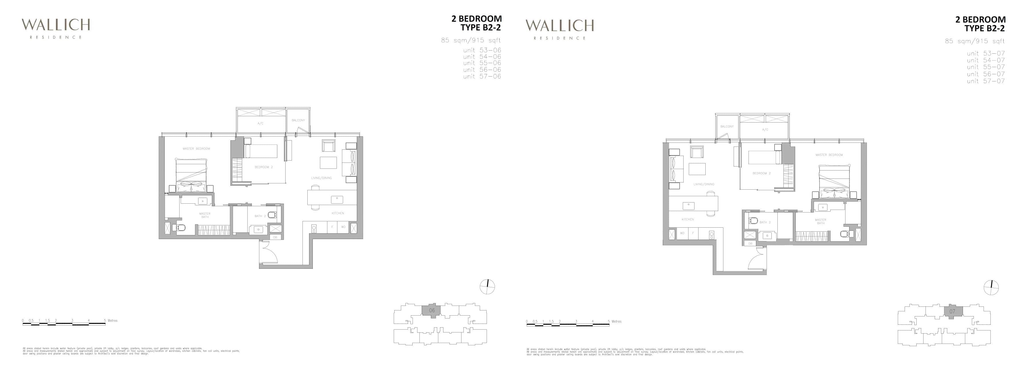 Wallich Residence 2 BEDROOM B2-2