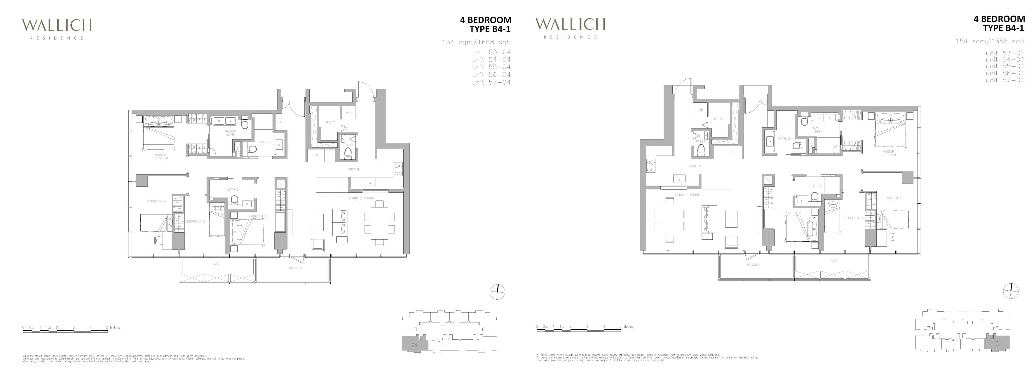 Wallich Residence 4 BEDROOM B4-1
