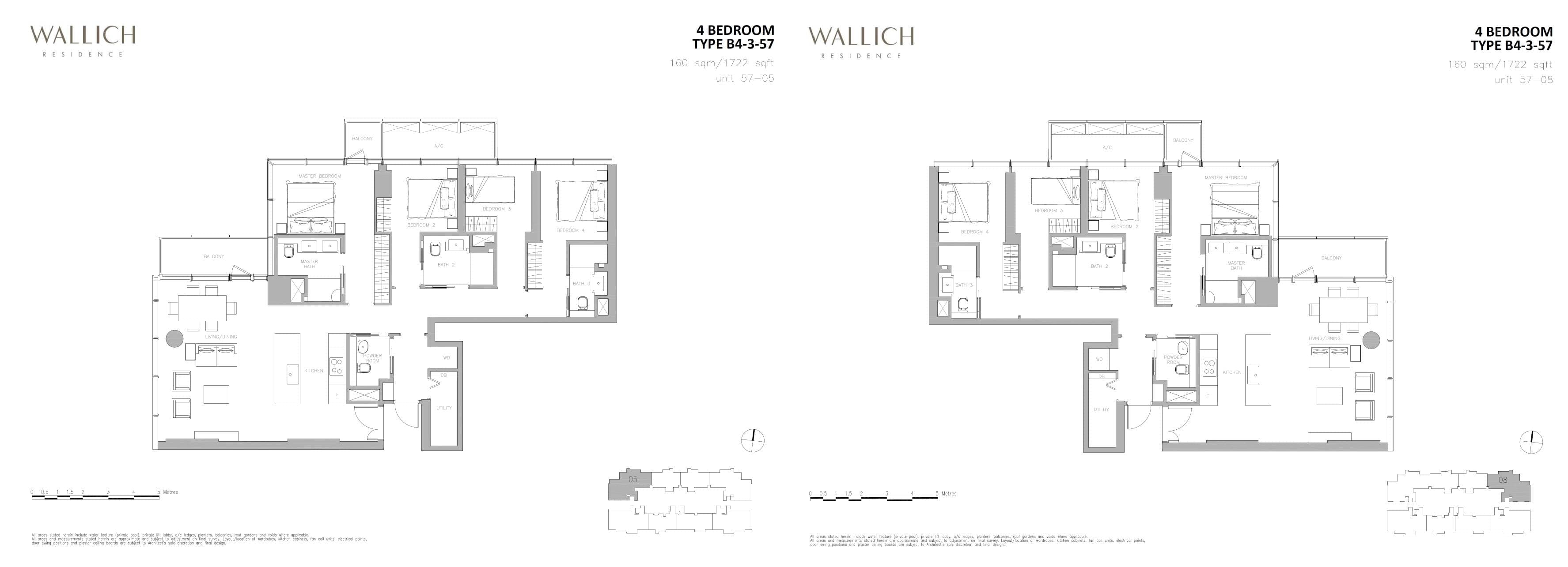 Wallich Residence 4 BEDROOM B4-3-57