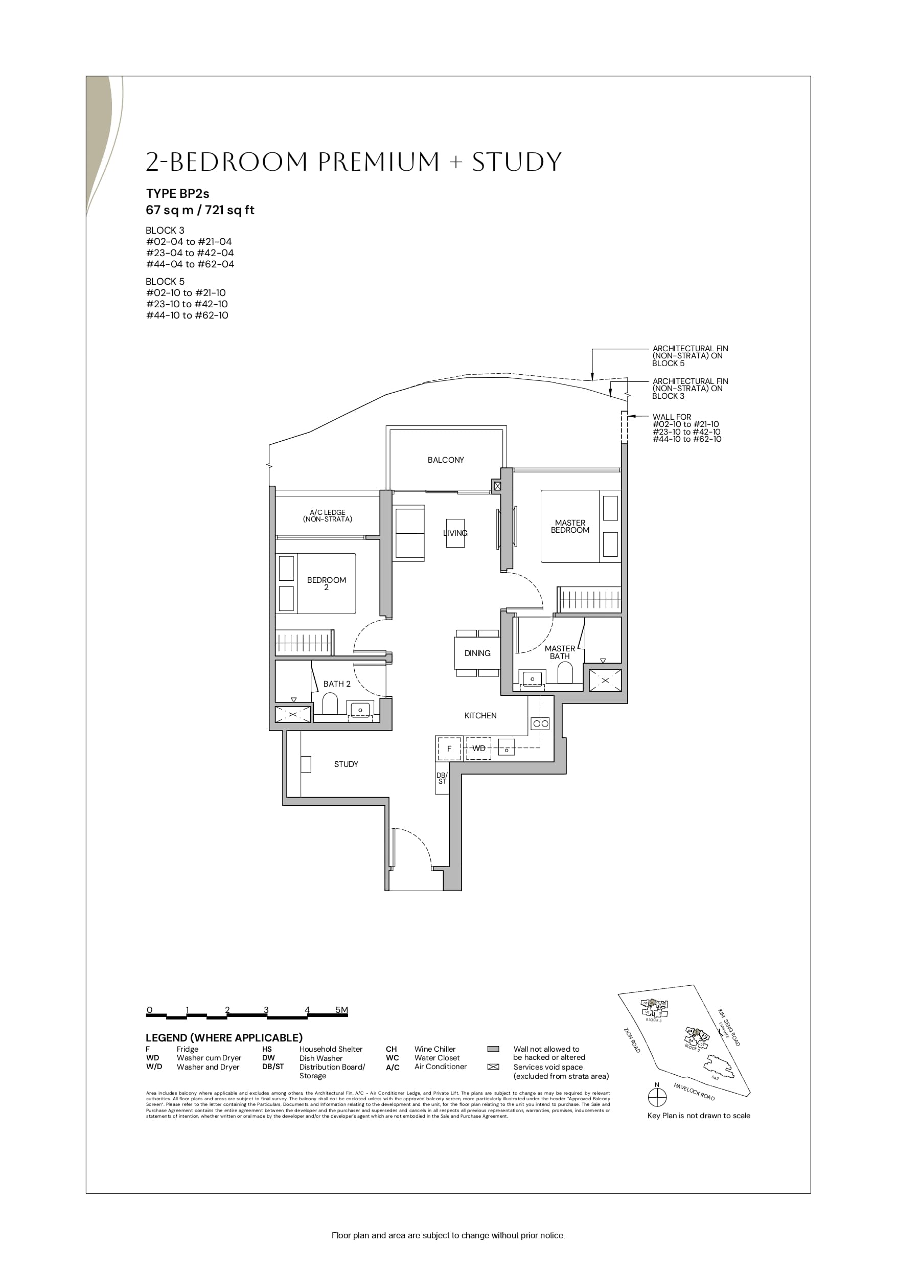 Zyon Grand 卓悦峰 2 Bedroom Premium + Study BP2s