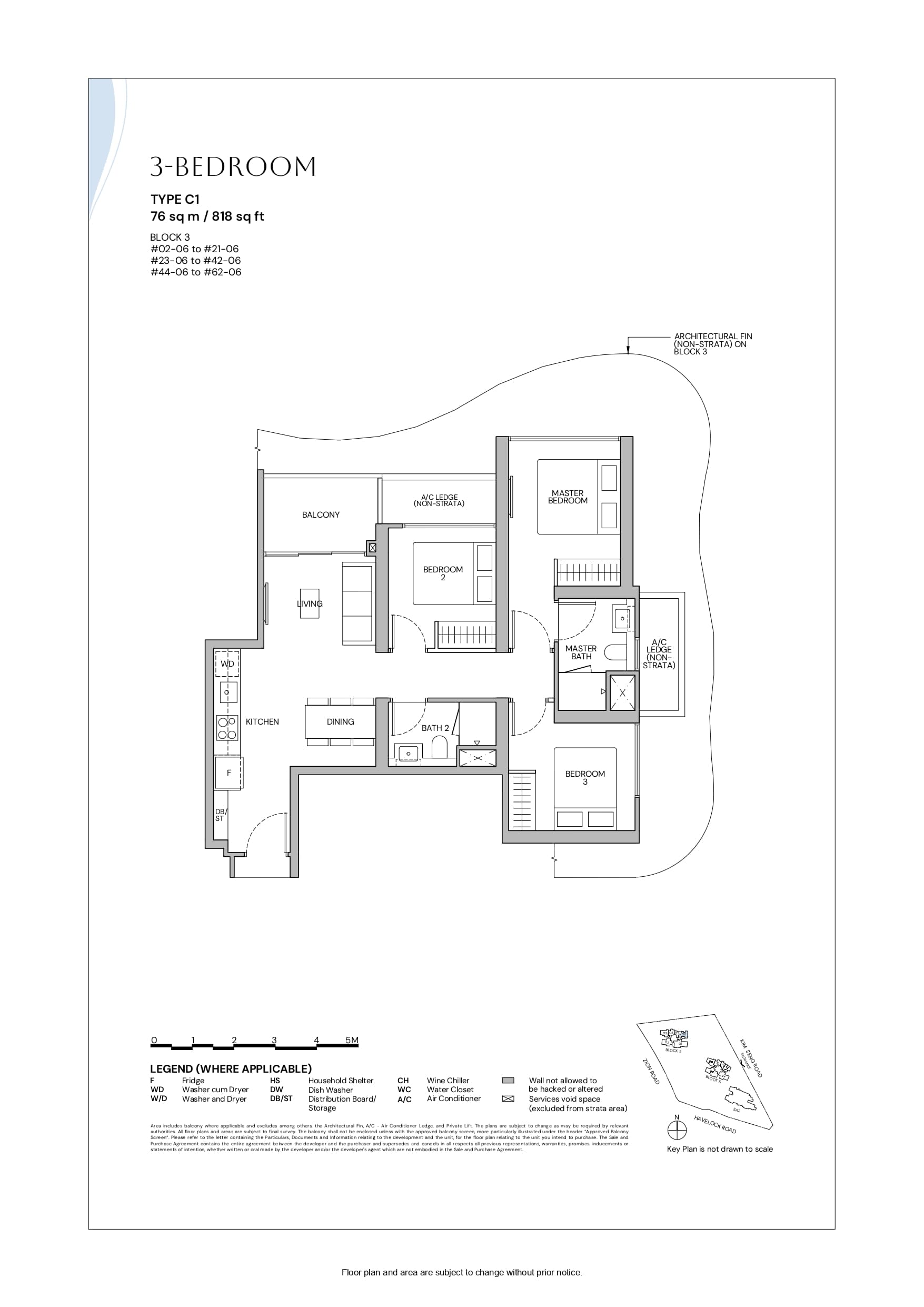 Zyon Grand 卓悦峰 3 Bedroom C1