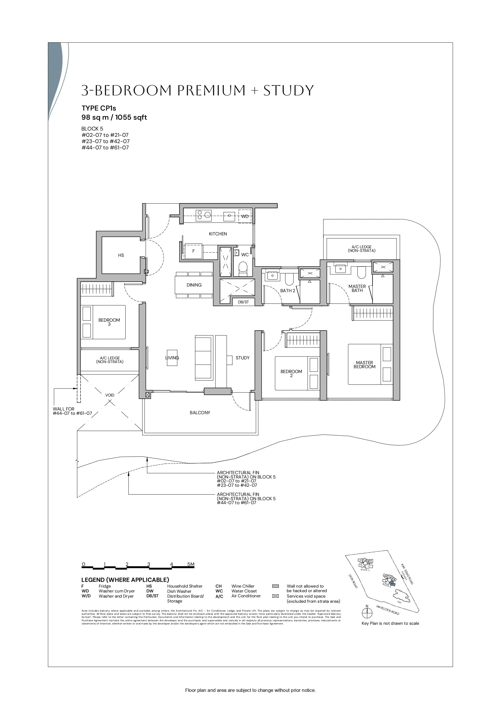 Zyon Grand 卓悦峰 3 Bedroom Premium + Study CP1s