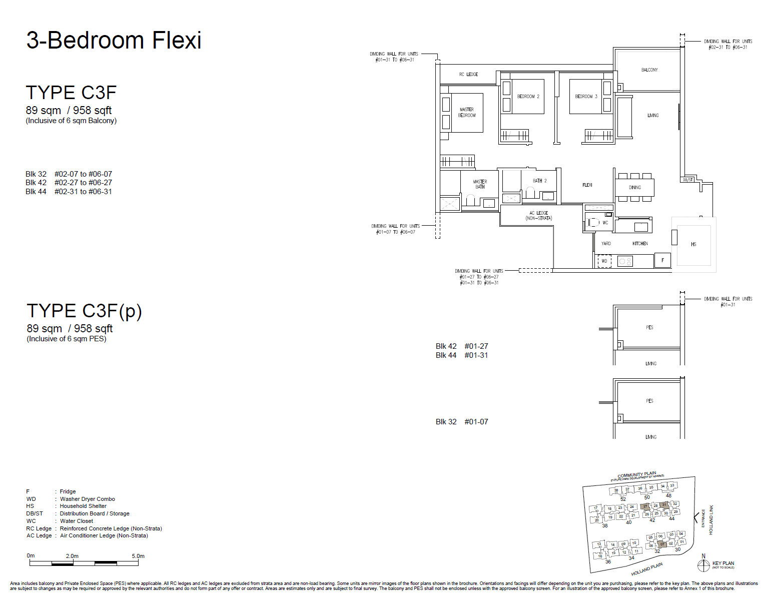 Amberwood At Holland 3 Bedroom Flexi C3F