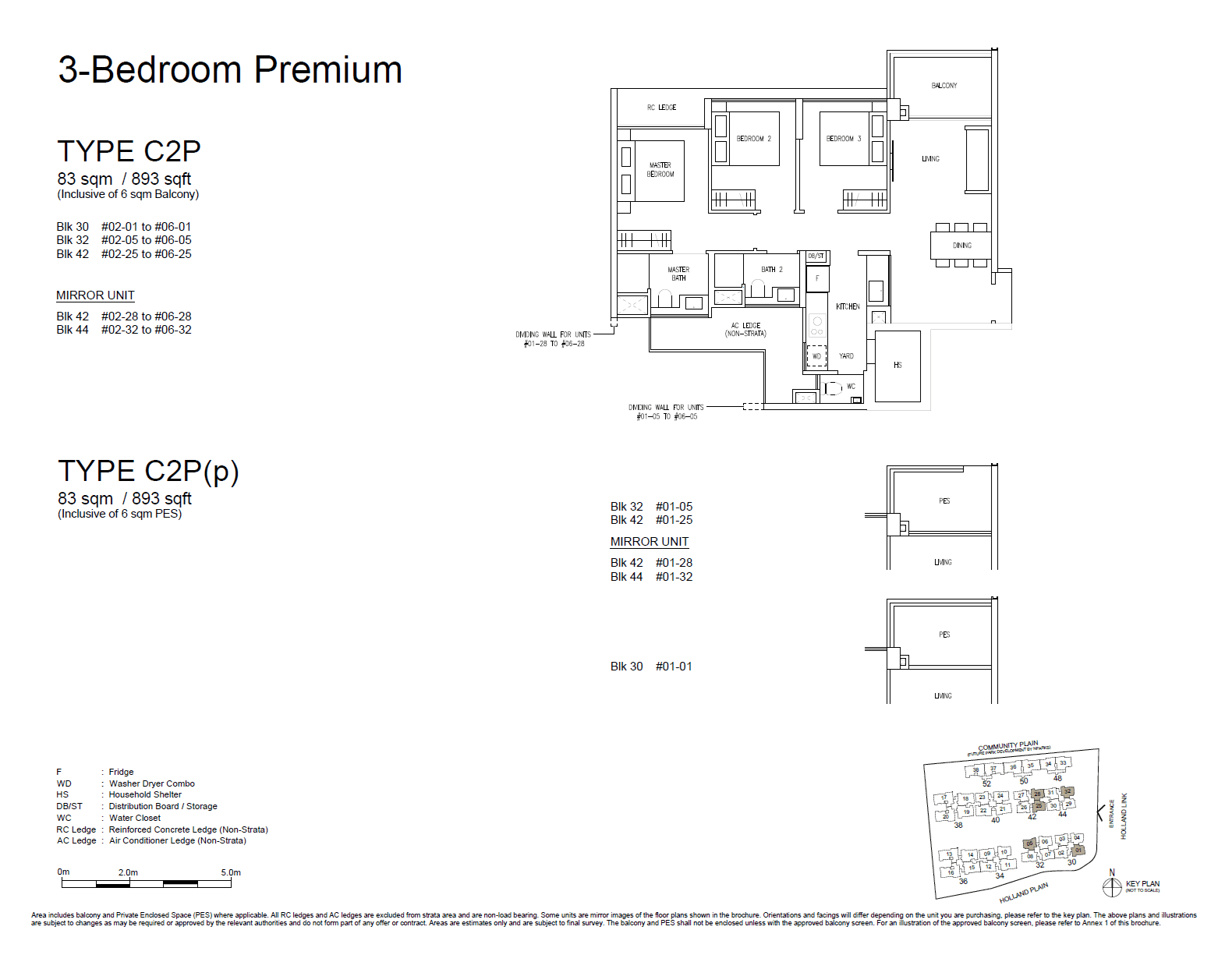Amberwood At Holland 3 Bedroom Premium C2P