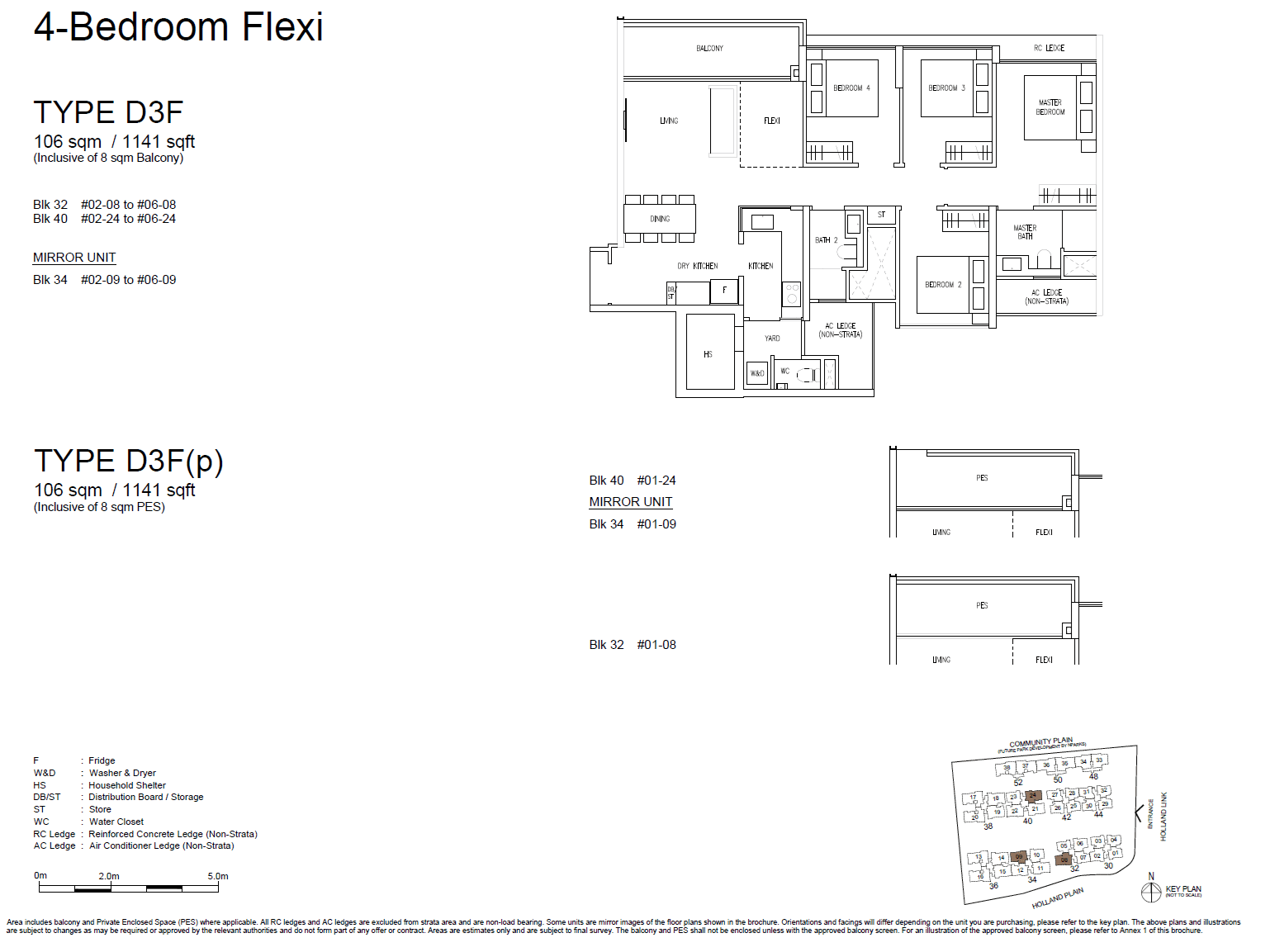 Amberwood At Holland 4 Bedroom Flexi D3F