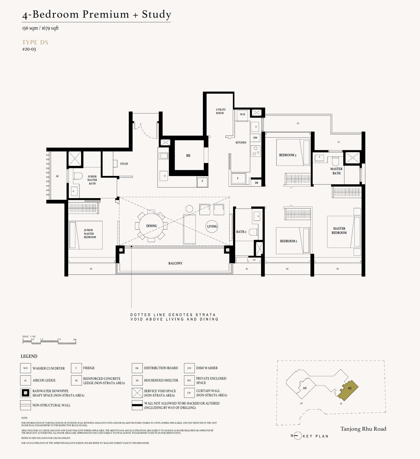 Arina East Residences 4 Bedroom Premium + Study DS