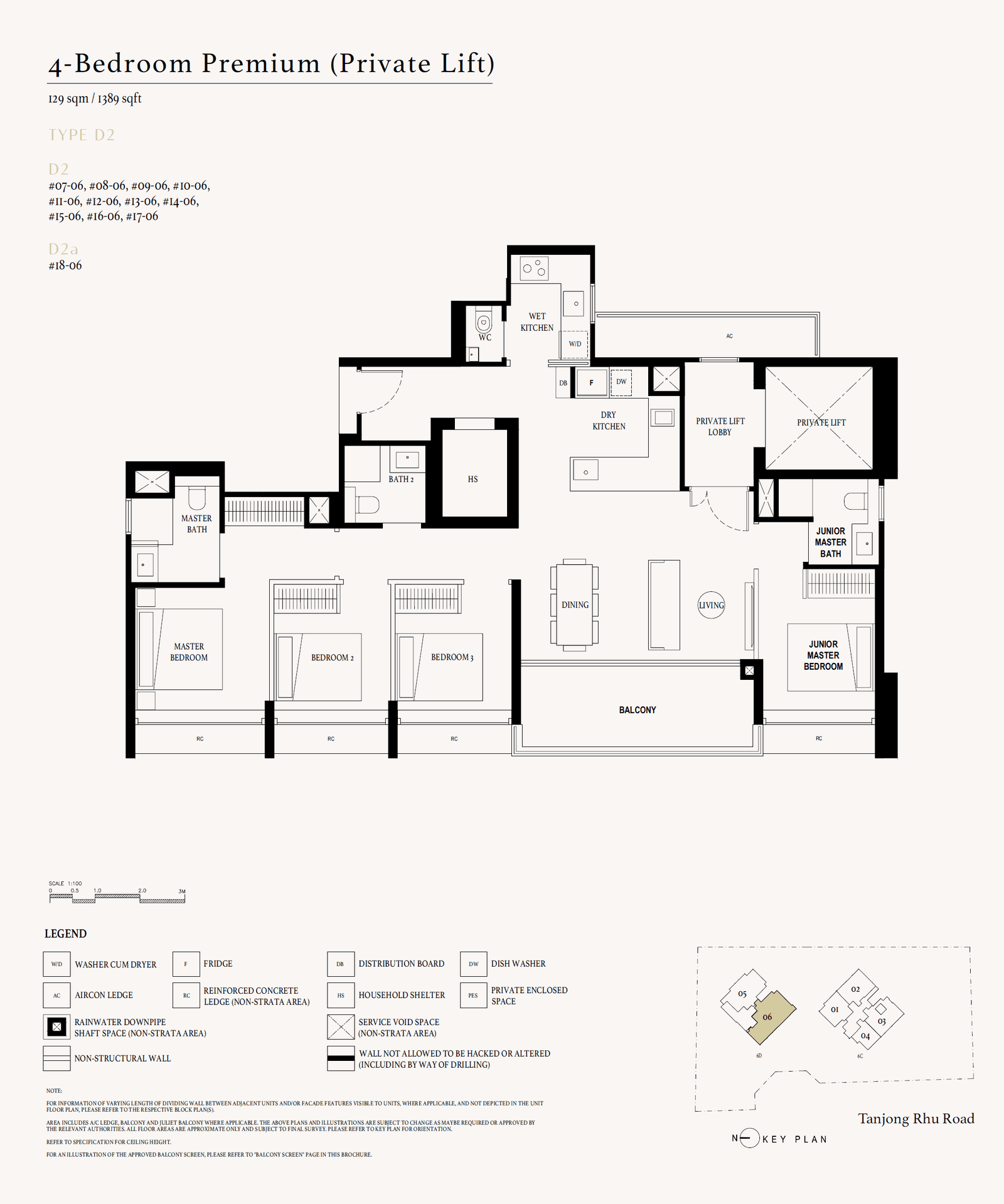 Arina East Residences 4 Bedroom Premium (Private Lift) D2