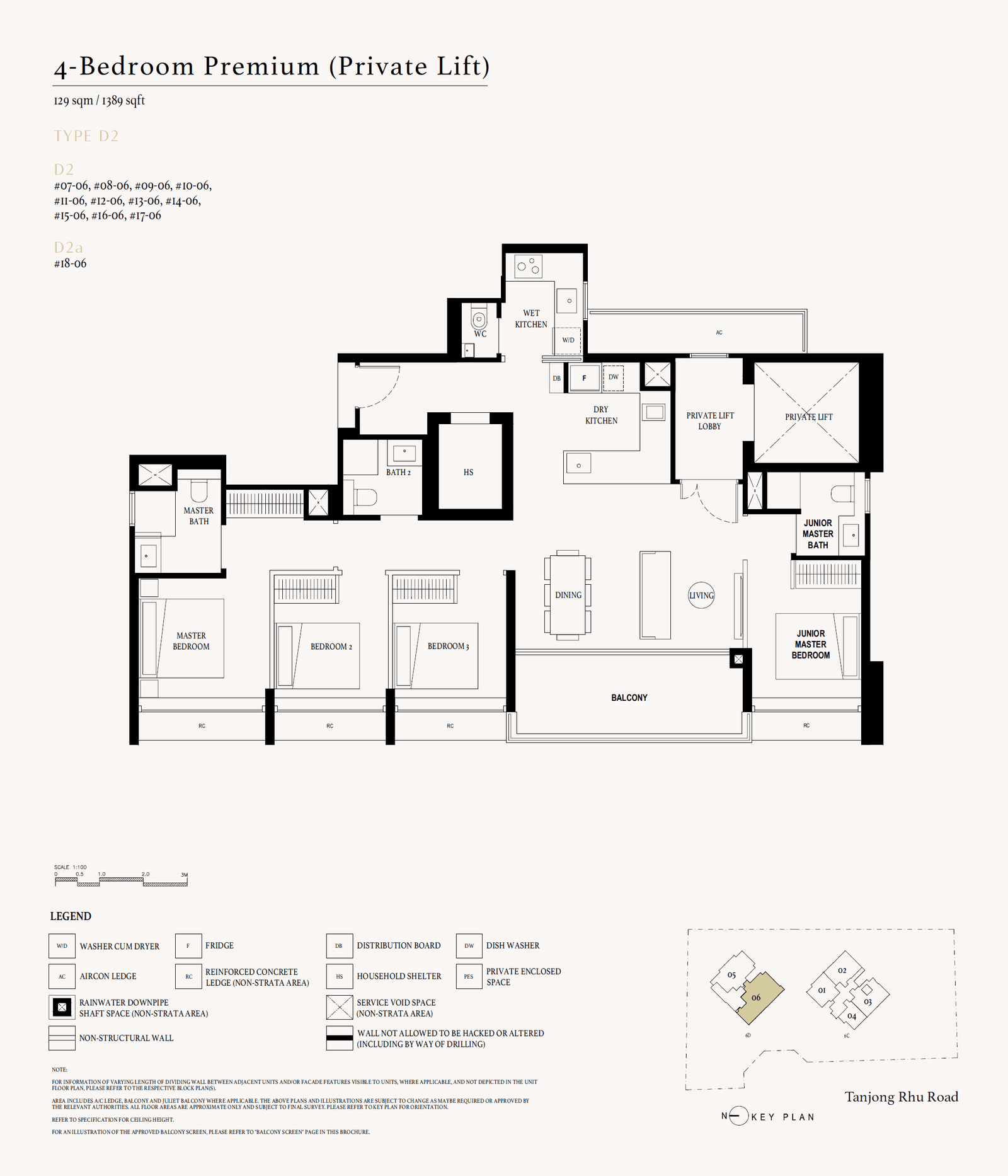 Arina East Residences 4 Bedroom Premium (Private Lift) D2a