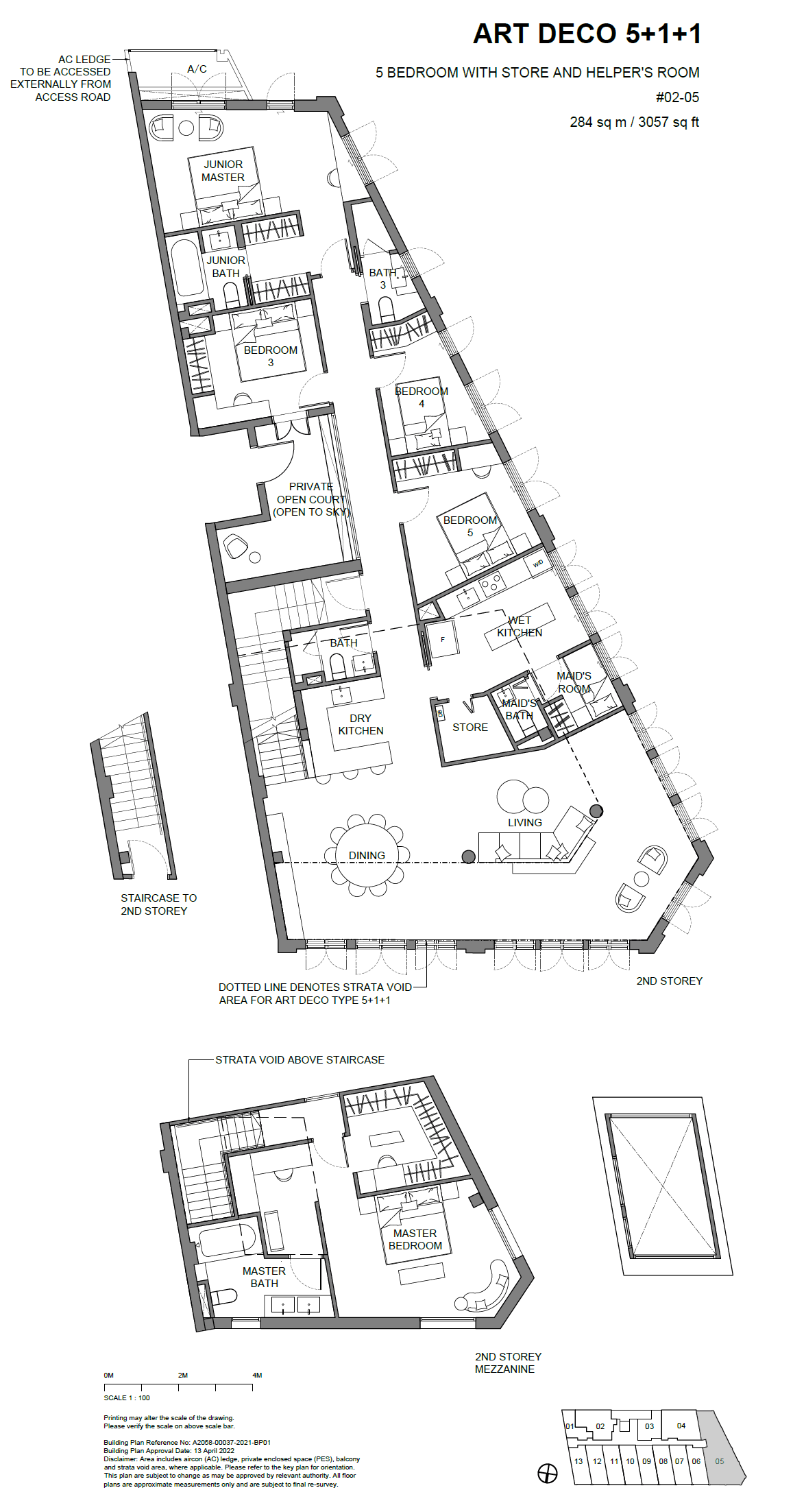 Atlassia 5+1+1 BEDROOM ART DECO 5+1+1
