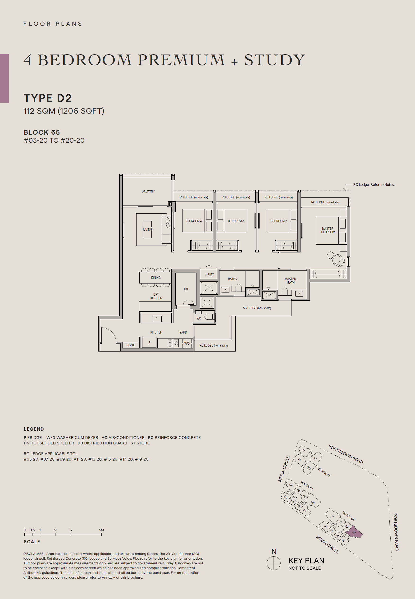 Bloomsbury Residences 4 Bedroom Premium + Study D2
