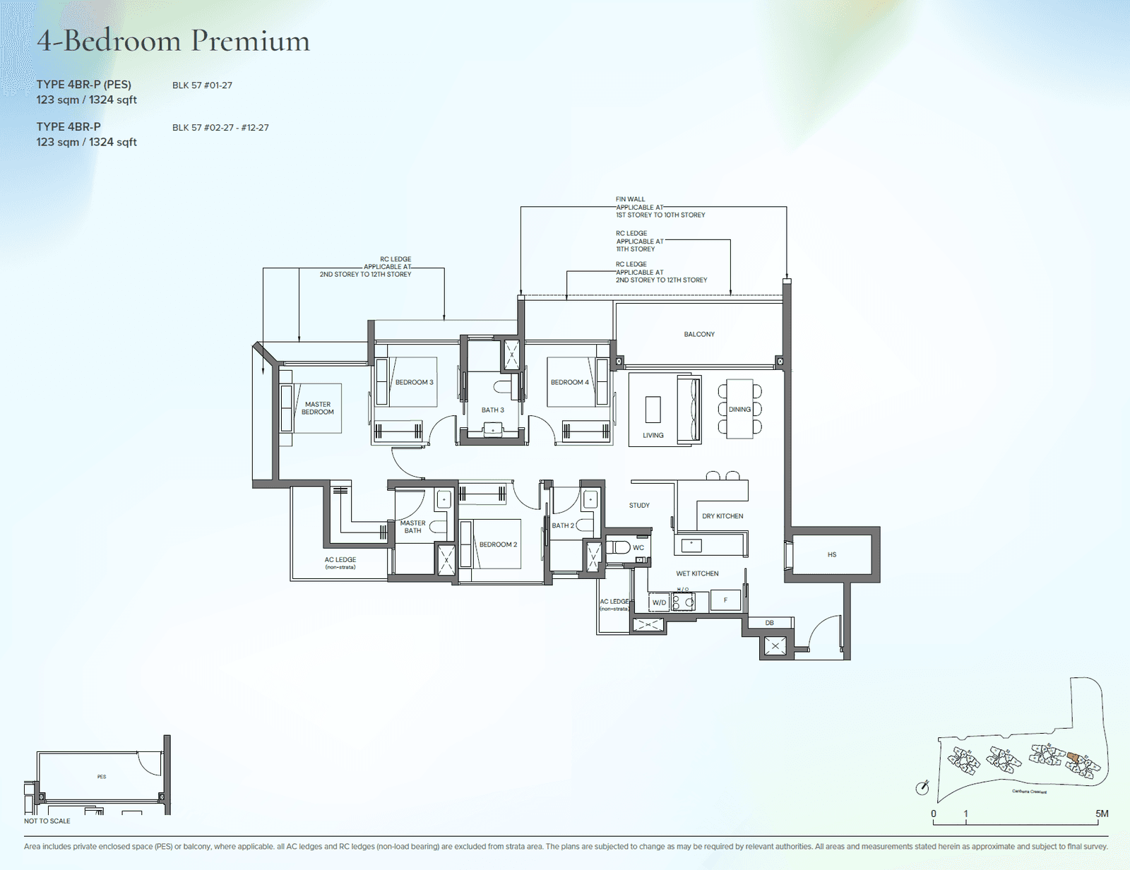 Canberra Crescent Residences 4 Bedroom Premium 4BR-P