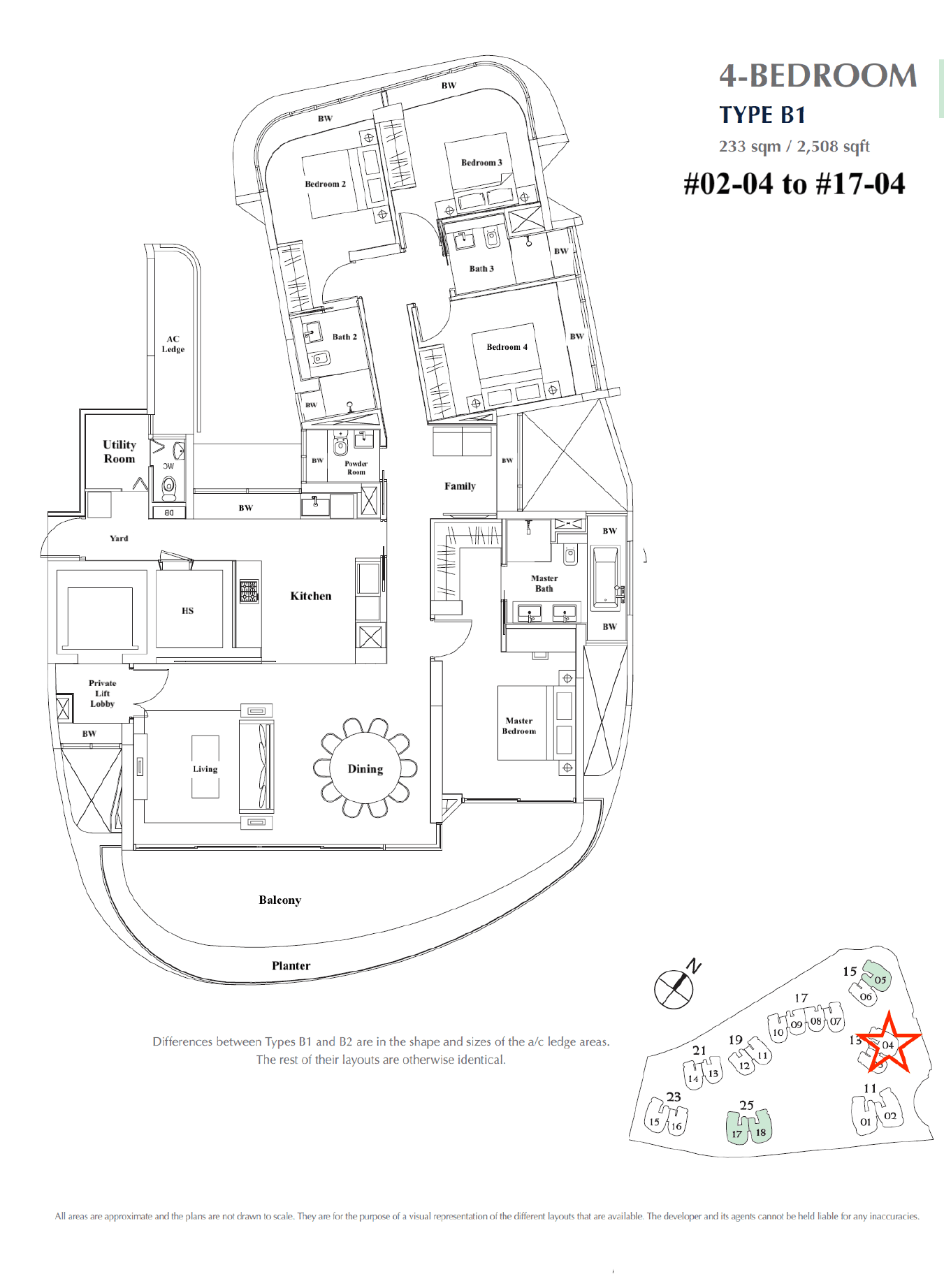 Cape Royale 4 Bedroom B1 Stack 4