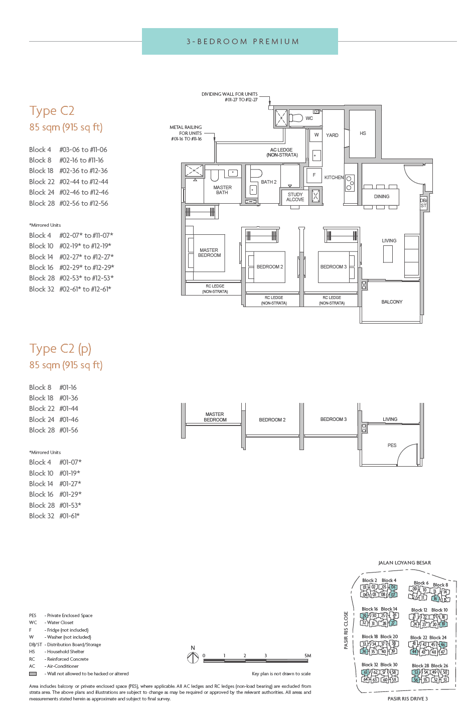 Coastal Cabana 3 Bedroom Premium C2(p)