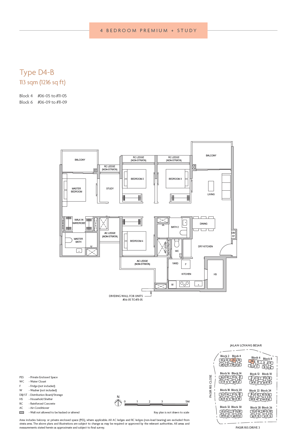 Coastal Cabana 4 Bedroom Premium + Study D4-B