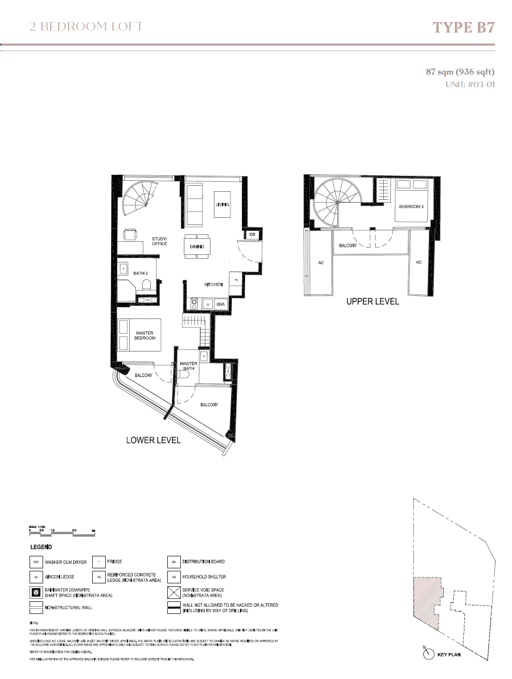 Duet @ Emily 2 BEDROOM LOFT B7