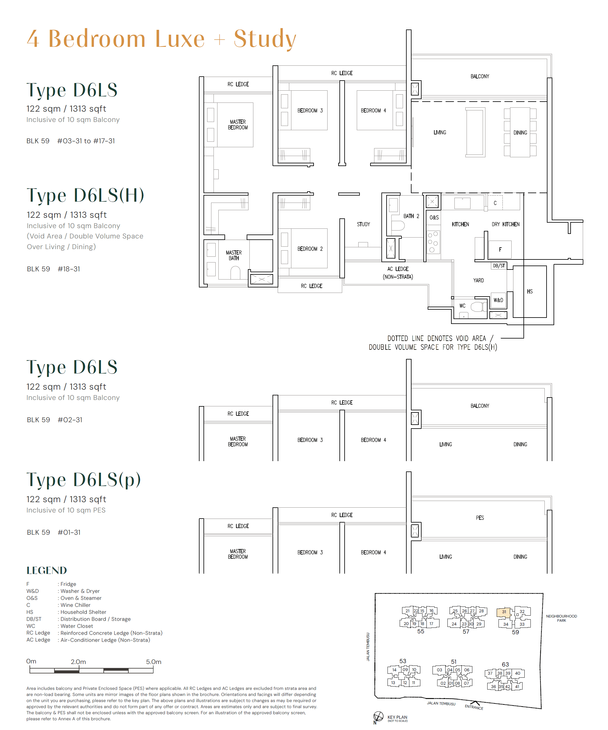 Emerald of Katong 4 Bedroom Luxe + Study D6LS