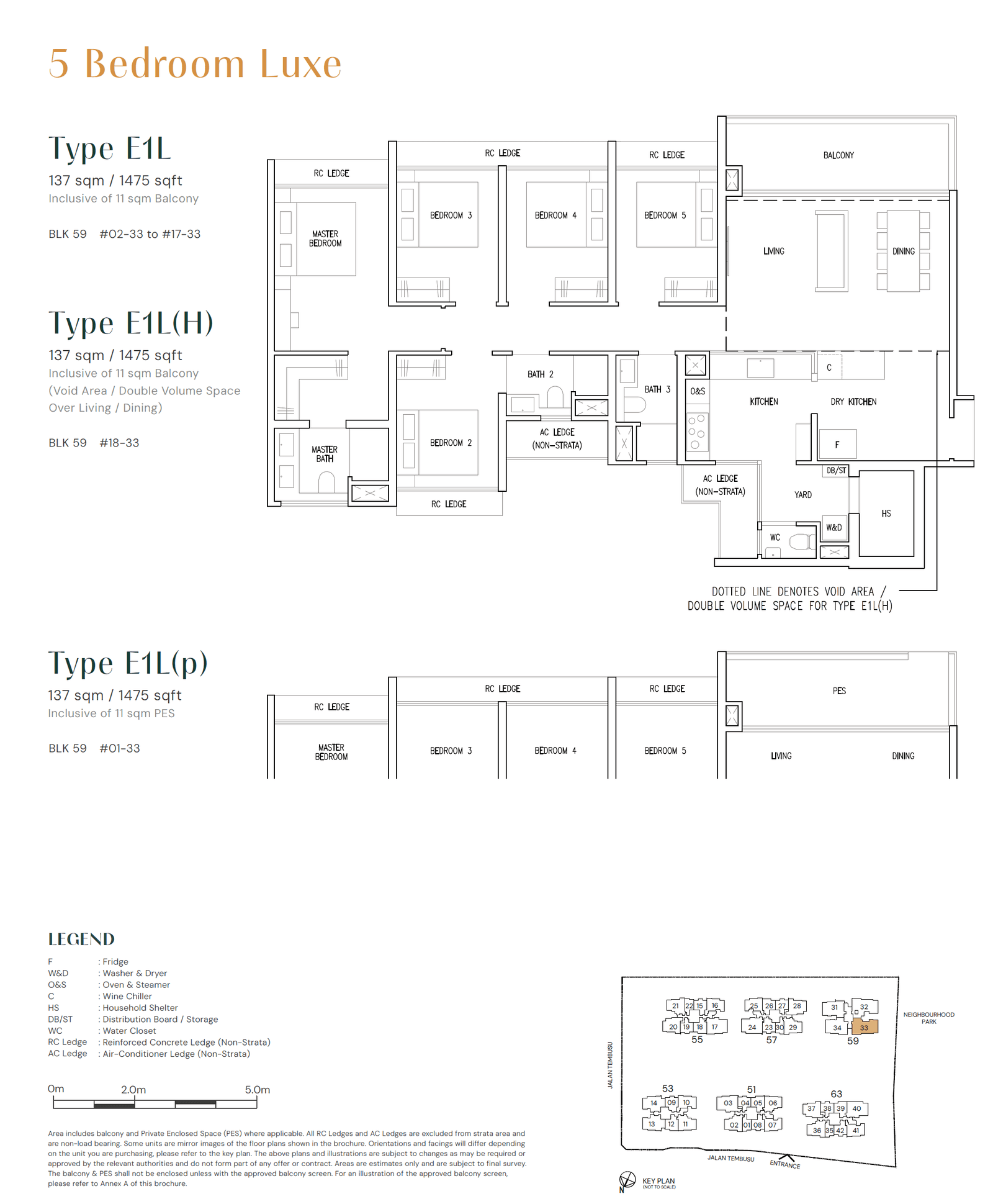 Emerald of Katong 5 Bedroom Luxe E1L