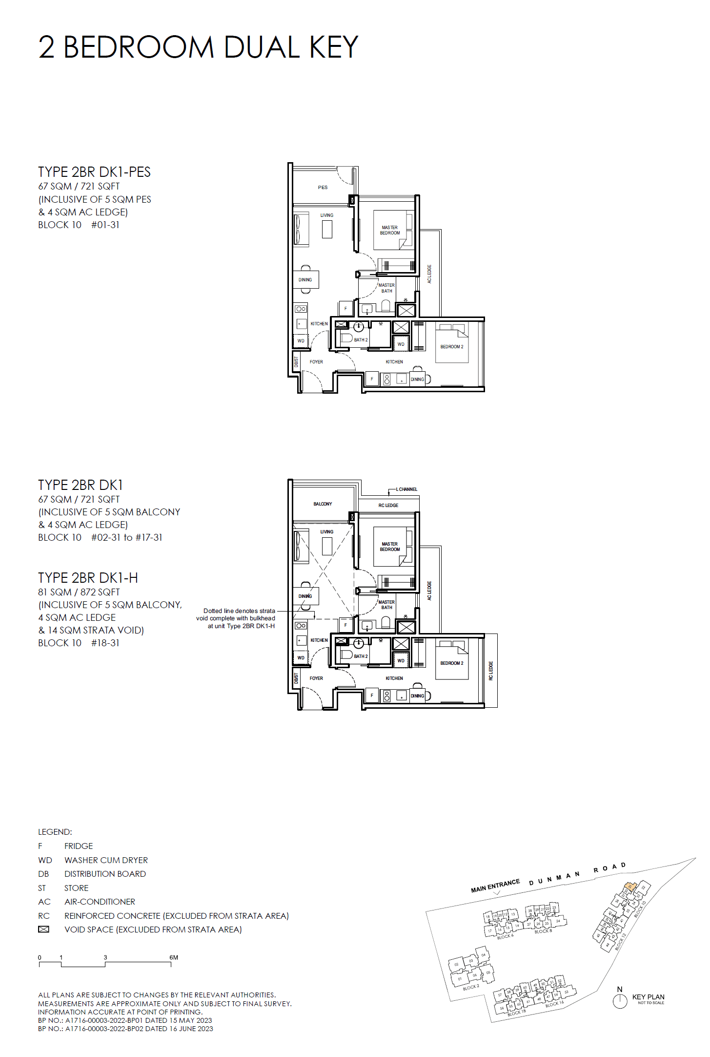 Grand Dunman 名门世家 2 BEDROOM DUAL KEY (LUXURY) 2BR DK1-H
