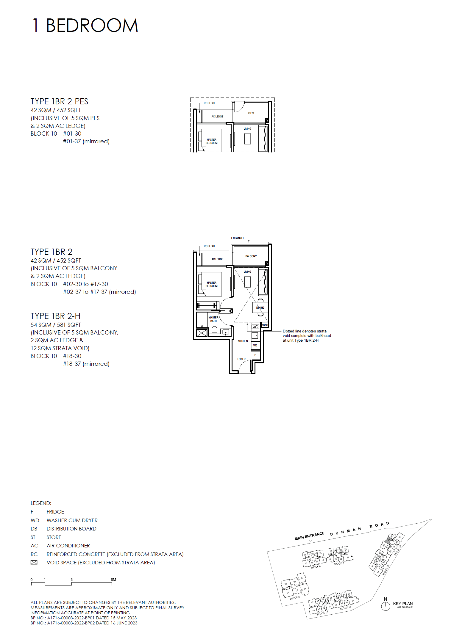 Grand Dunman 1 BEDROOM (LUXURY) 1BR 2-H