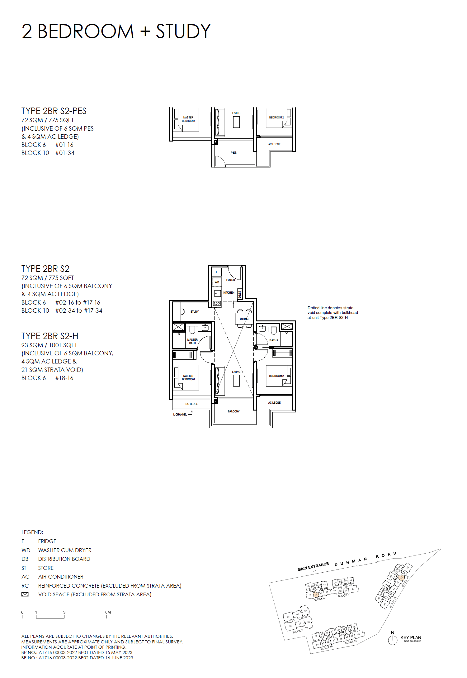 Grand Dunman 2 BEDROOM + STUDY (LUXURY) 2BR S2-H