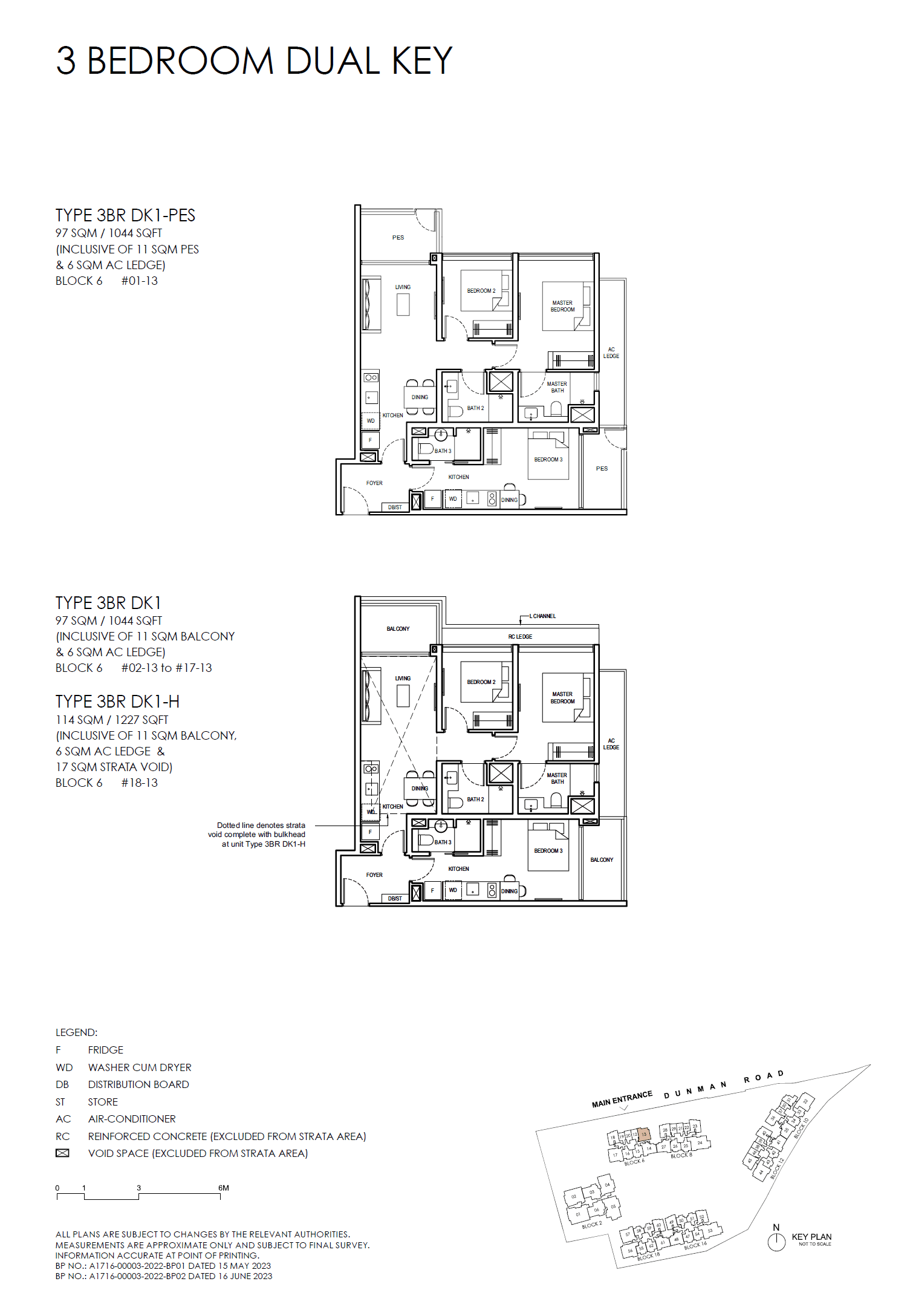 Grand Dunman 3 BEDROOM DUAL KEY (LUXURY) 3BR DK1-PES