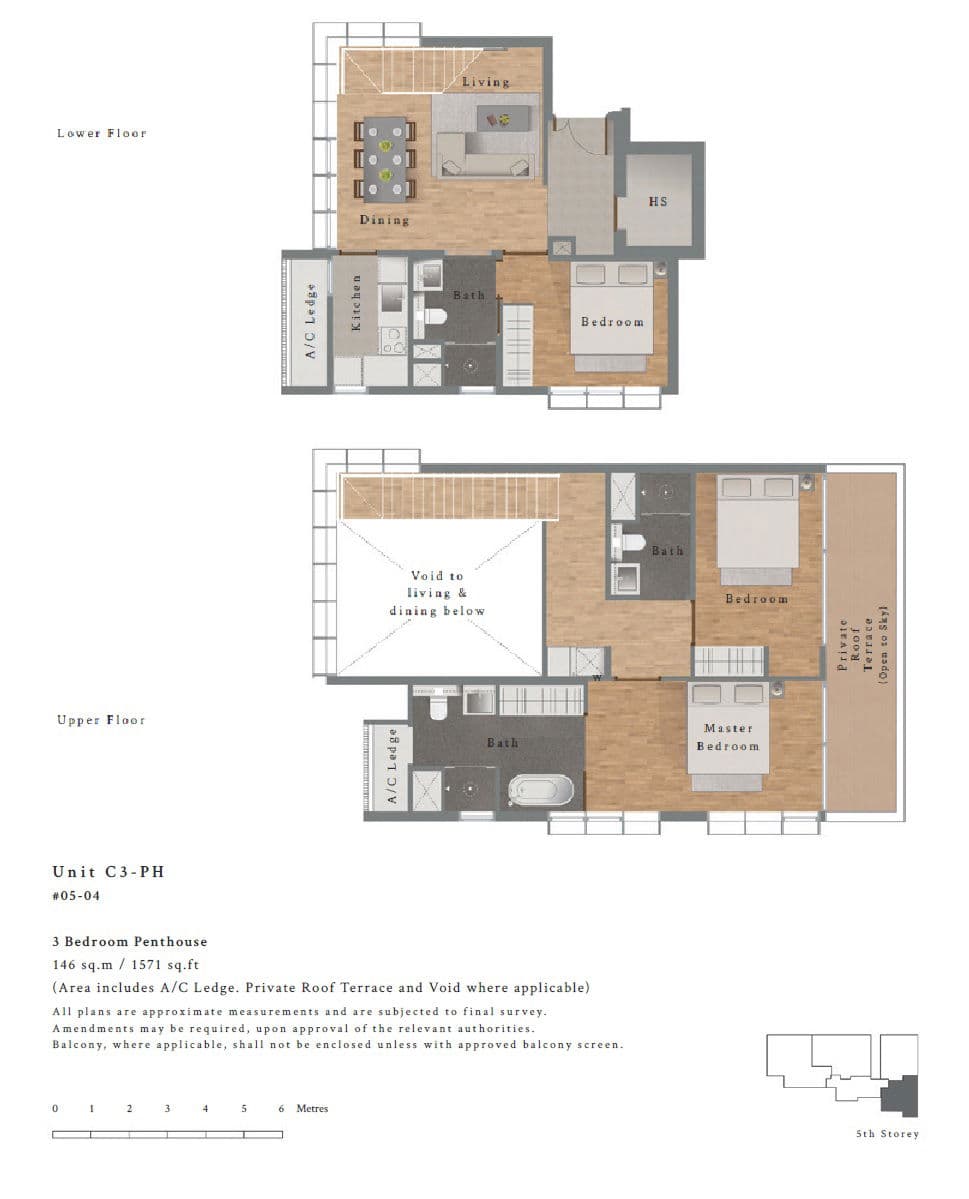 IKIGAI 3 Bedroom Penthouse C3-PH