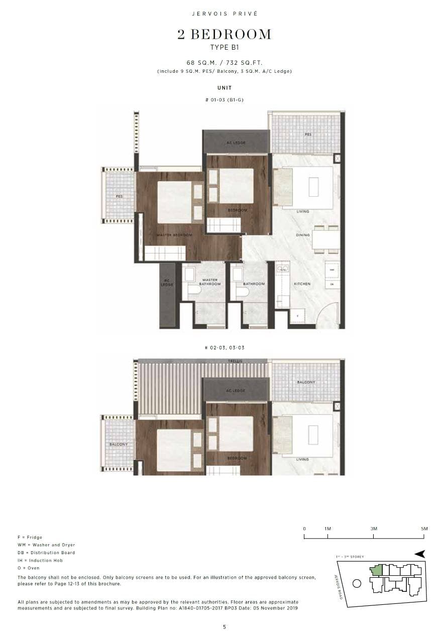 Jervois Priv 2BR B1