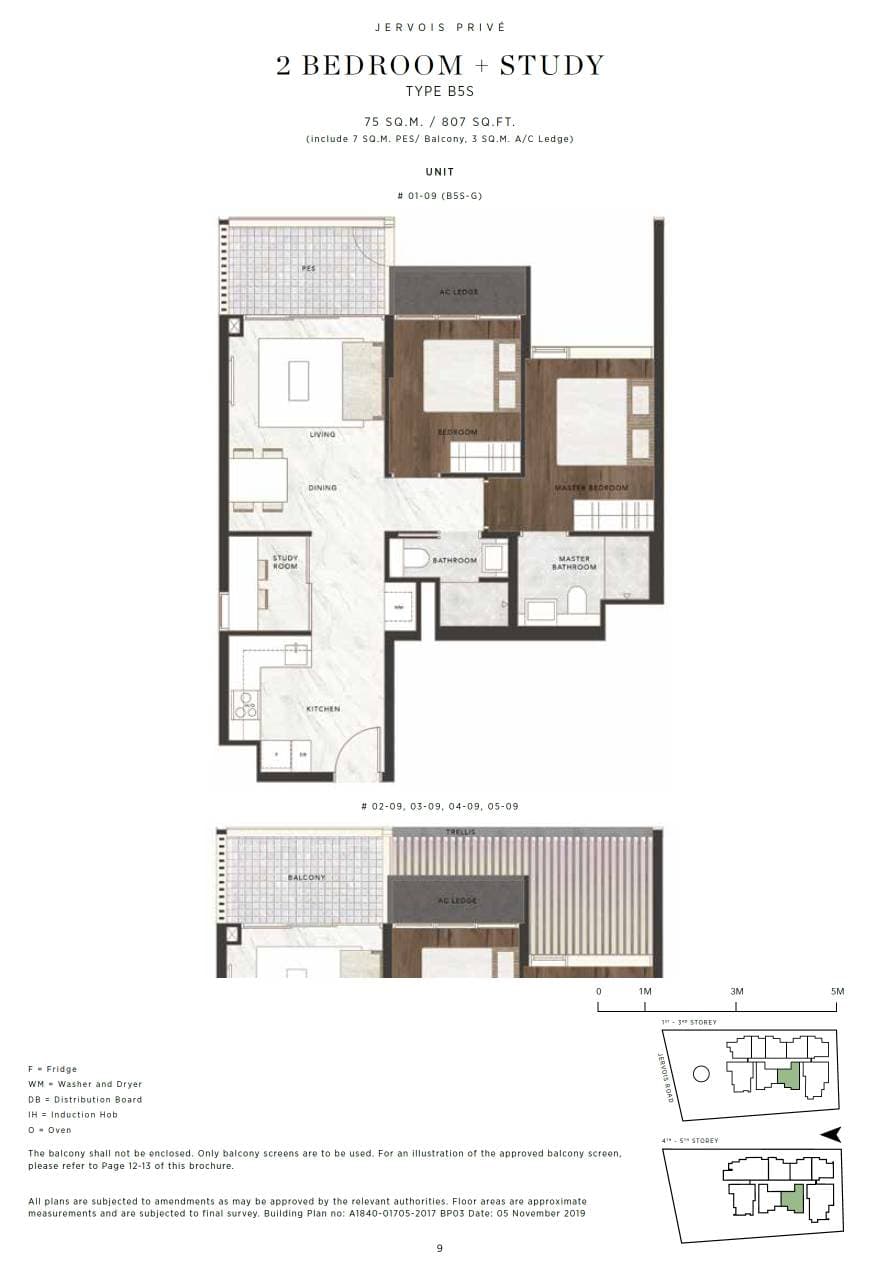 Jervois Priv 2BR+STUDY B5S-G