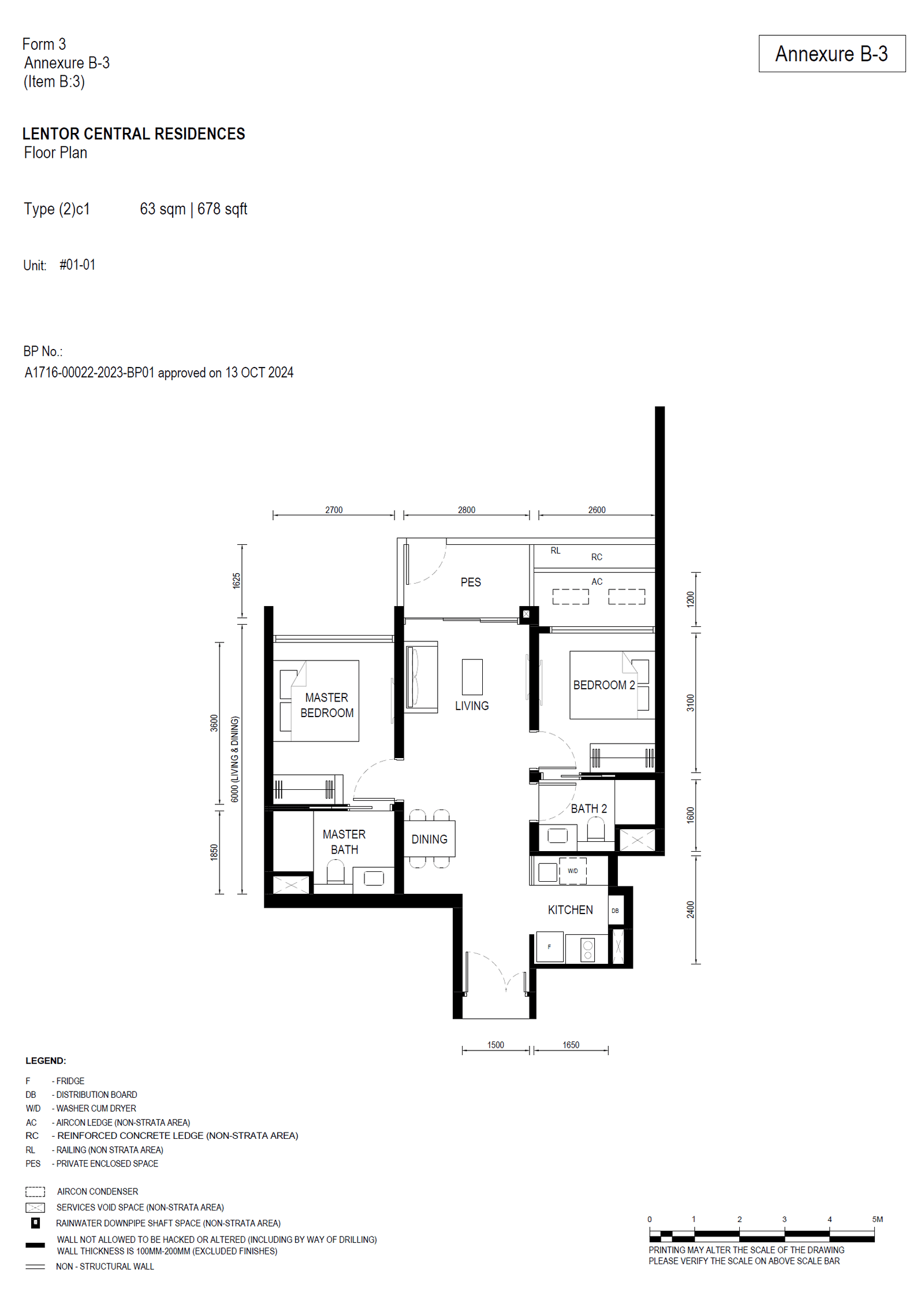 Lentor Central Residences 2 Bedroom with PES (2)c1