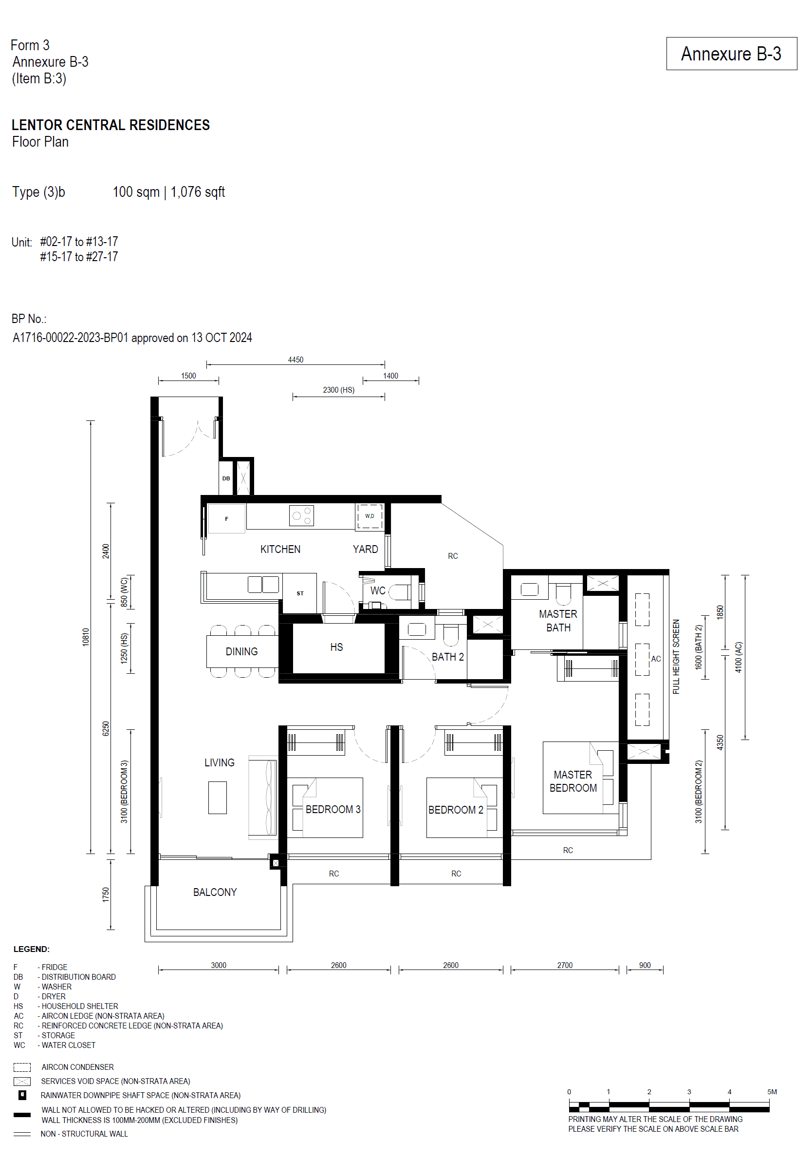Lentor Central Residences 3 Bedroom + Yard (3)b