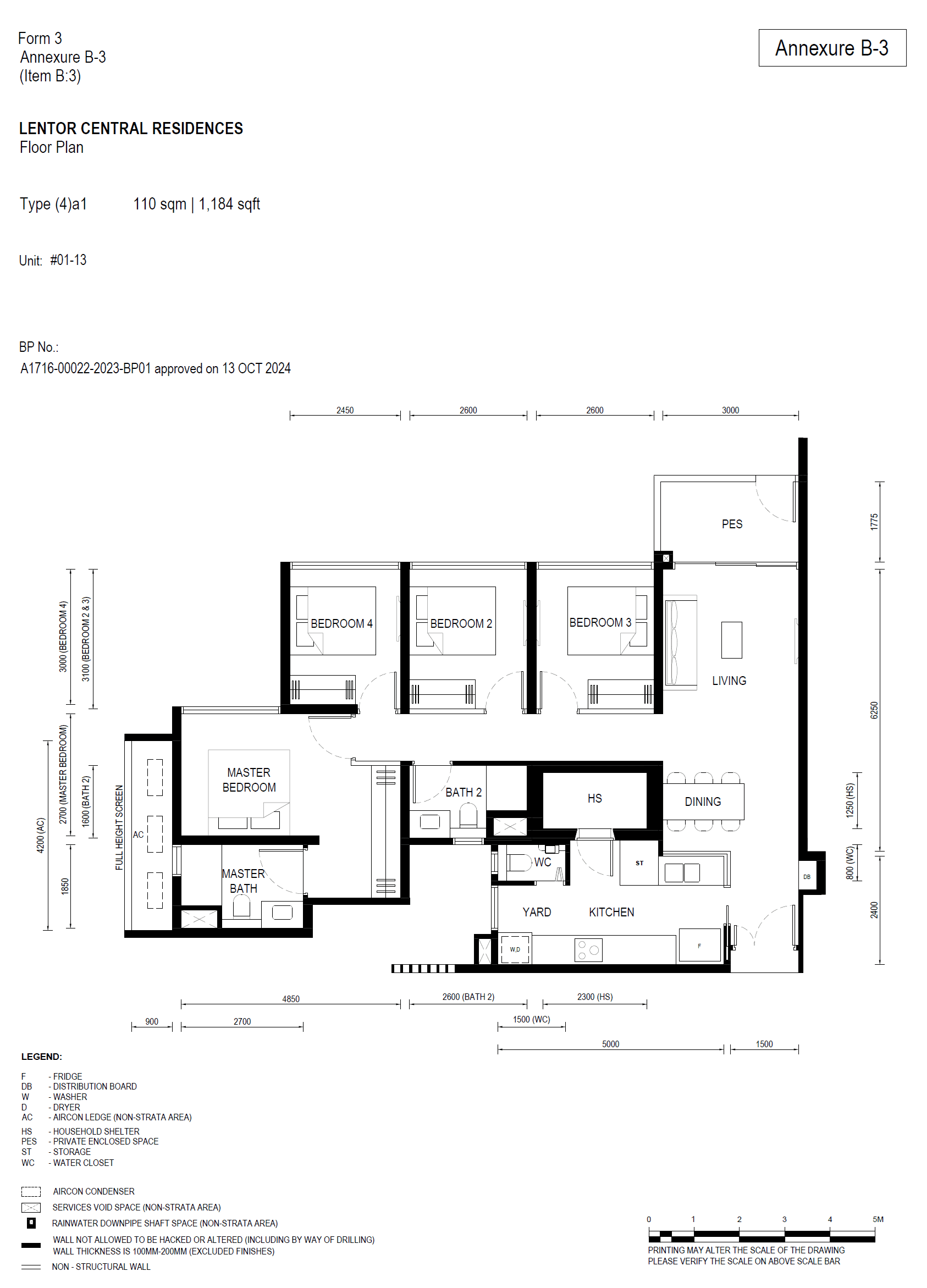 Lentor Central Residences 4 Bedroom + Yard wih PES (4)a1
